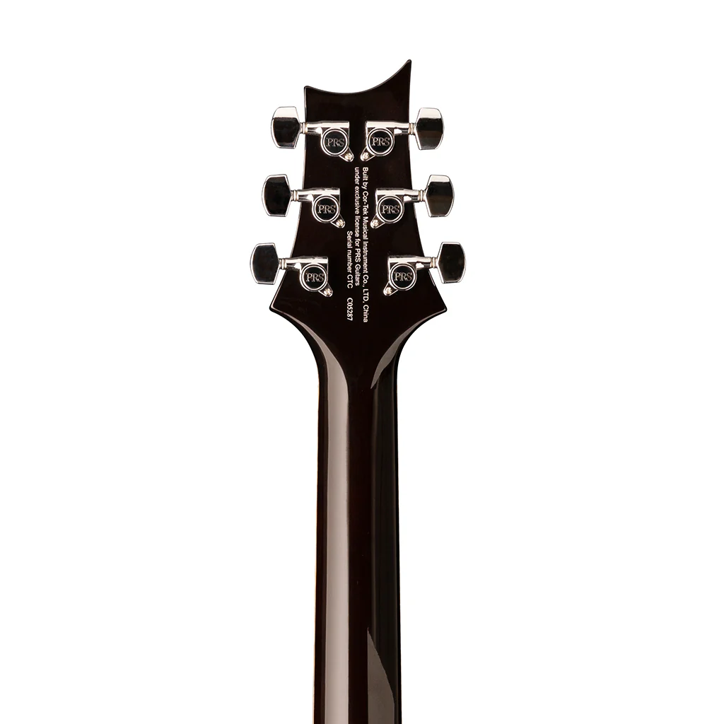 PRS SE Hollowbody II Piezo Electric Guitar w/Case, Black Gold Burst - Image 7