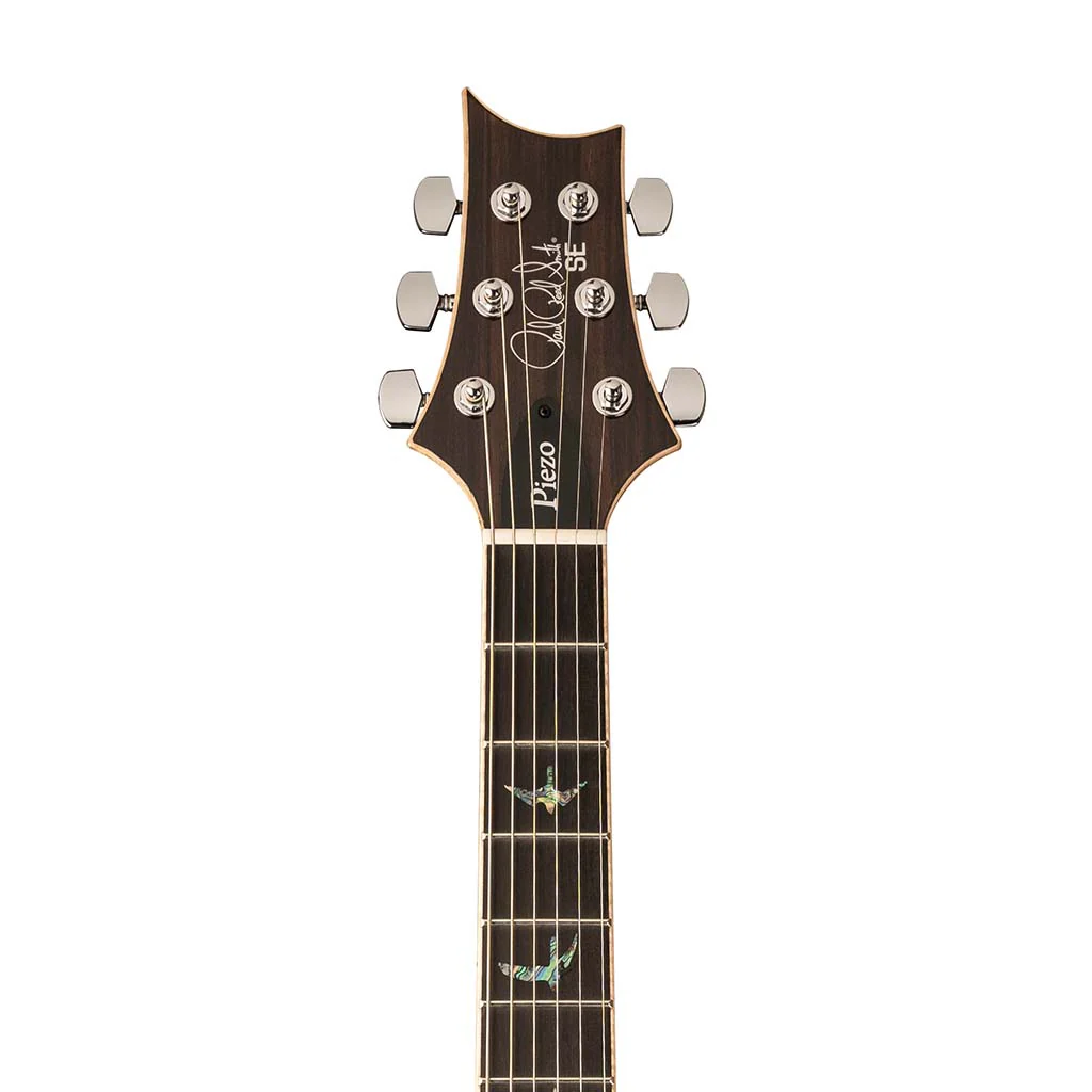 PRS SE Hollowbody II Piezo Electric Guitar w/Case, Peacock Blue Smokeburst - Image 6