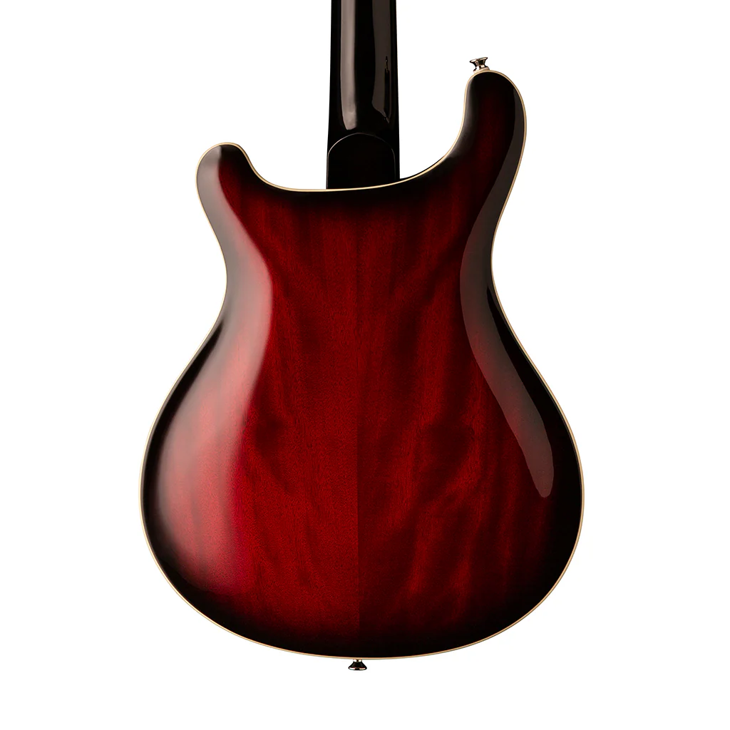 PRS SE Hollowbody Standard Electric Guitar w/Case, Fire Red Burst - Image 5