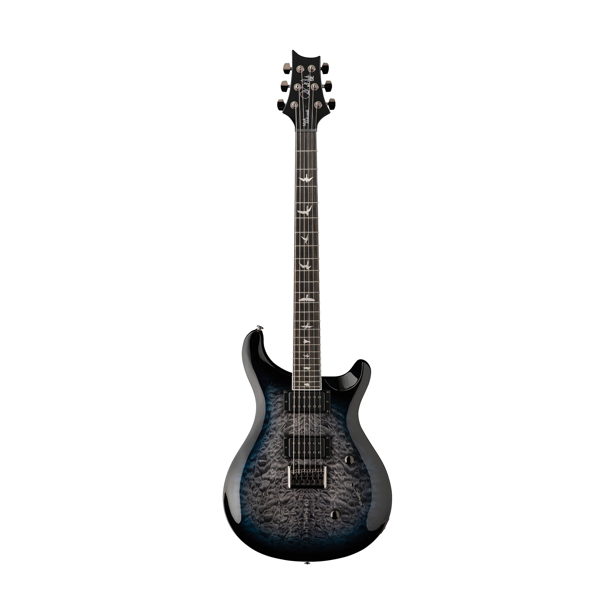 PRS SE Mark Holcomb Signature Electric Guitar, Holcomb Blue Burst (MHHHL)