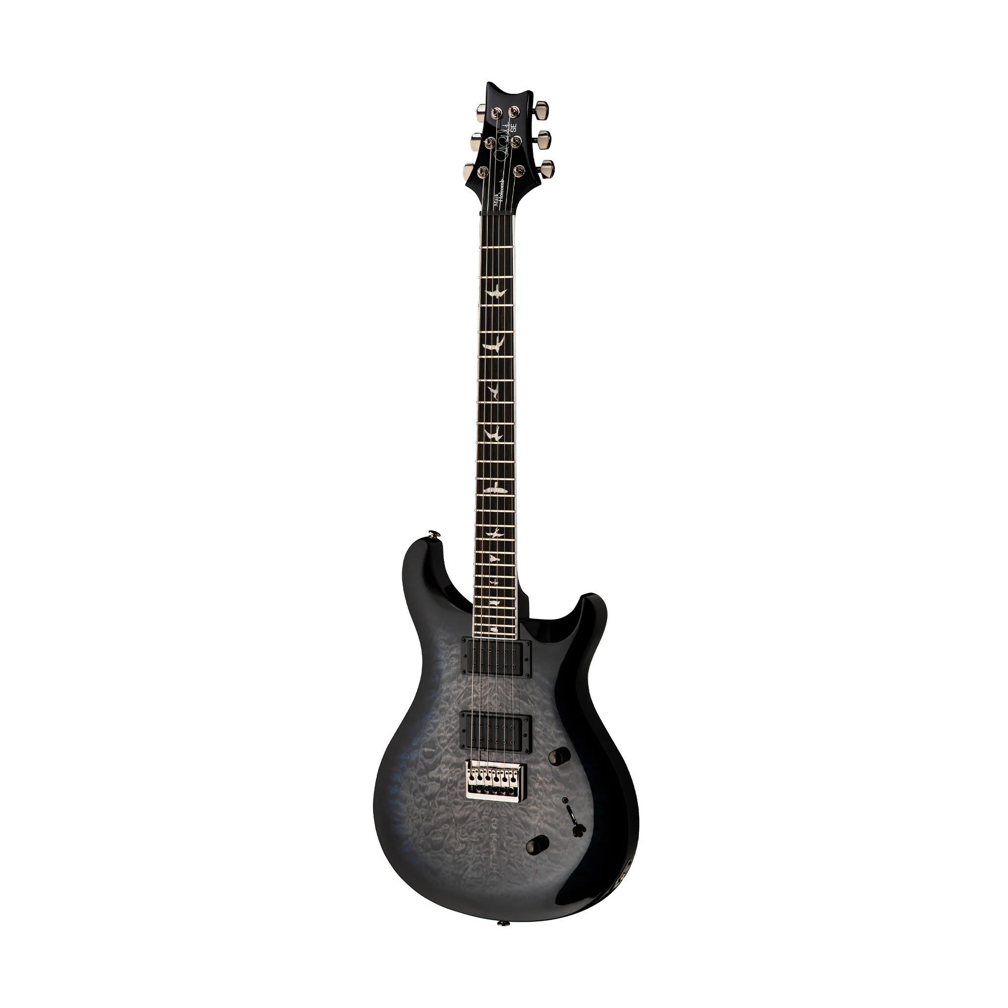 PRS SE Mark Holcomb Signature Electric Guitar, Holcomb Blue Burst (MHHHL) - Image 3