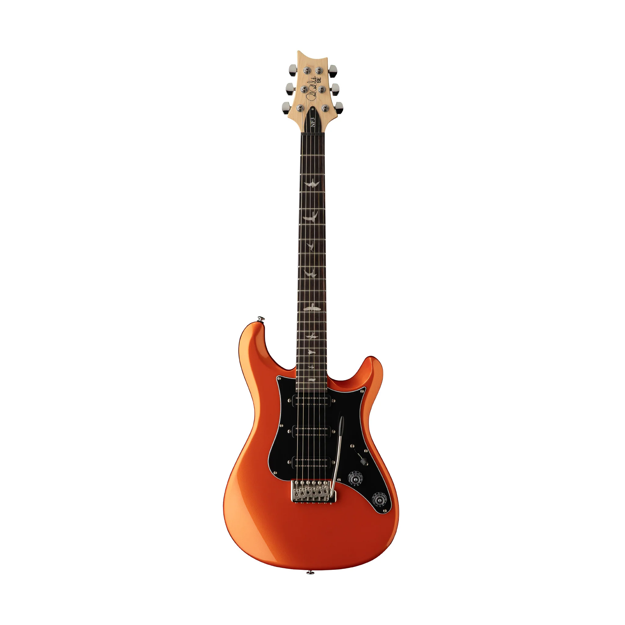 PRS SE NF3 Electric Guitar, RW FB, Metallic Orange