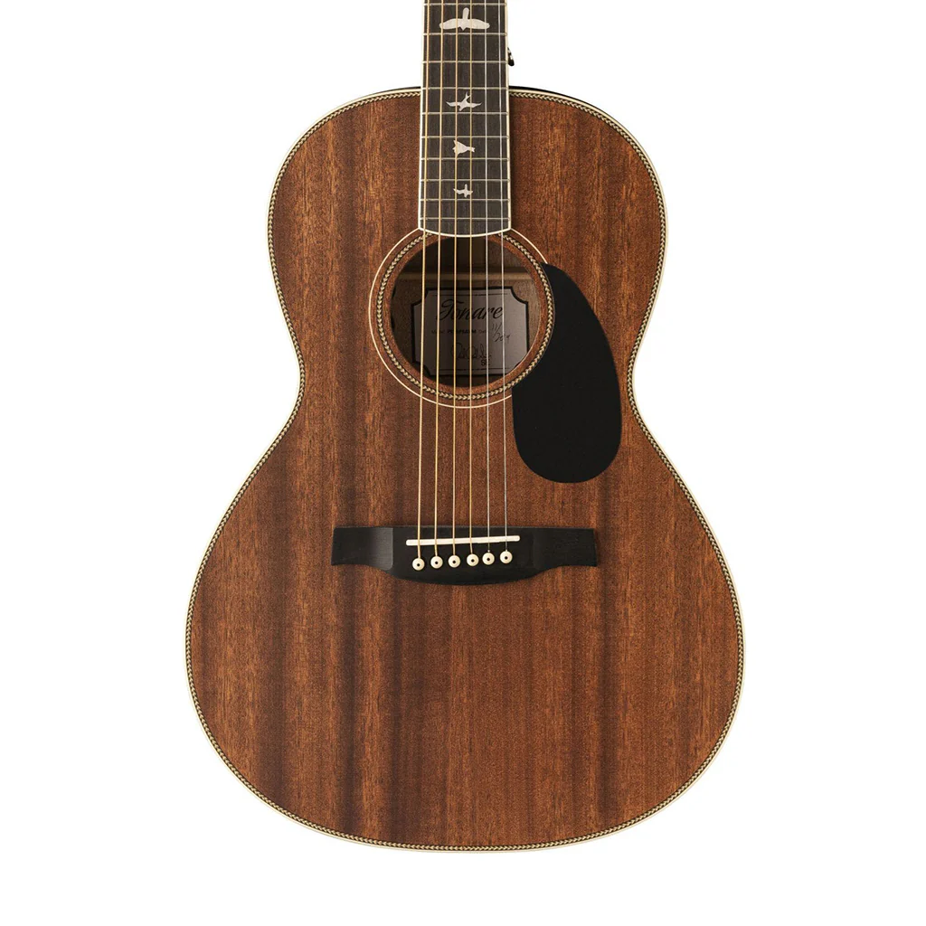 PRS SE Parlor P20 Acoustic Guitar w/Bag, Vintage Mahogany - Image 4
