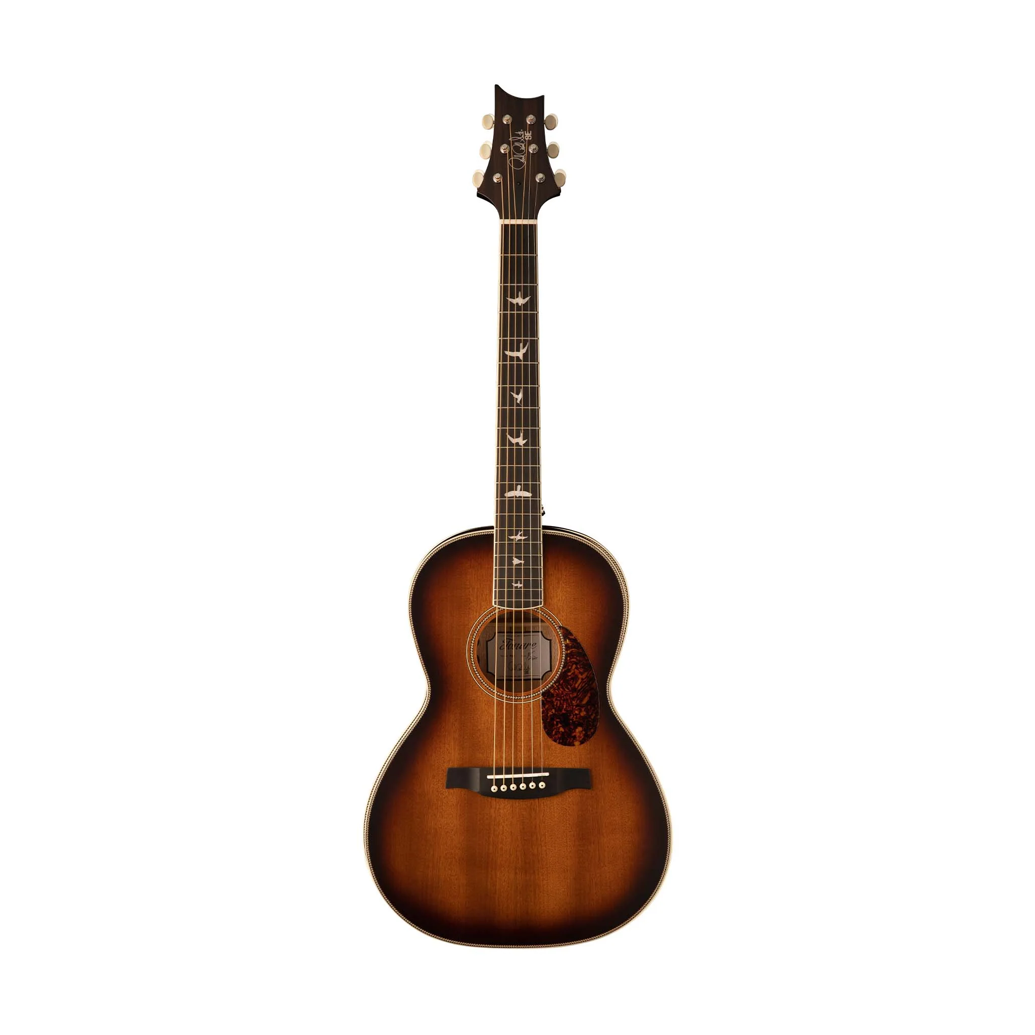 PRS SE Parlor P20E Acoustic Guitar w/Bag, Tobacco Sunburst