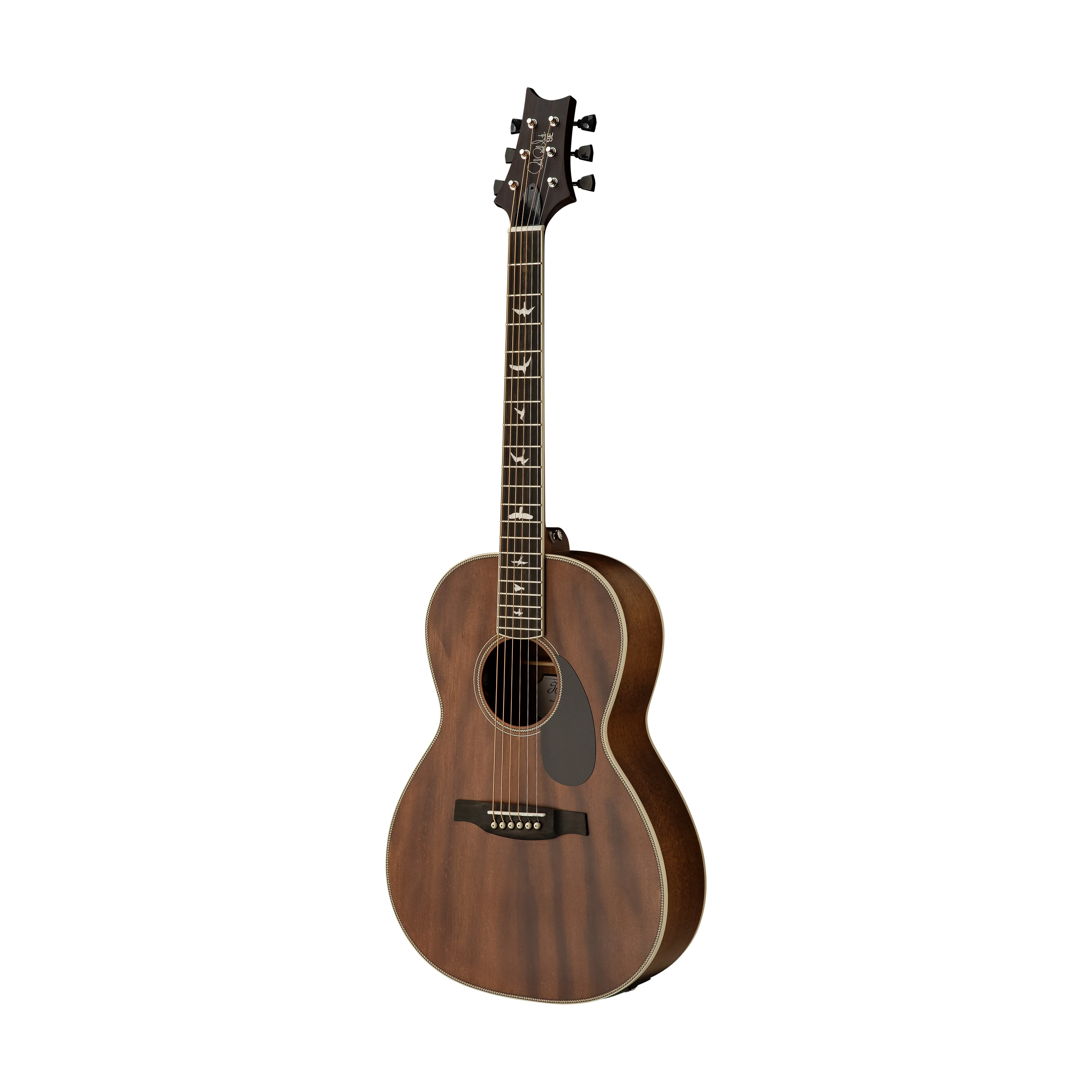 PRS SE Parlor P20E Acoustic Guitar w/Bag, Vintage Mahogany - Image 3