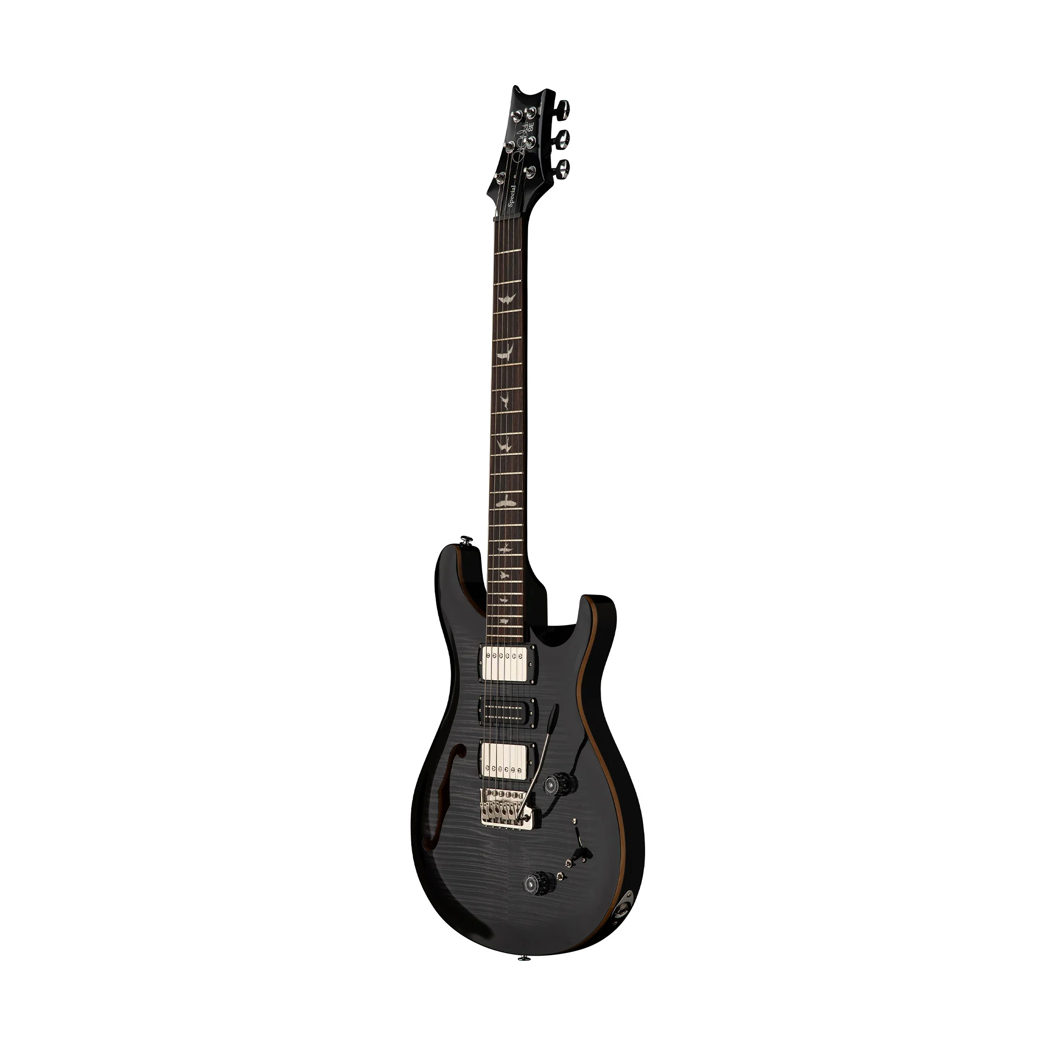 PRS SE Special Semi-Hollow Electric Guitar, Charcoal Burst (114385-CA-SQ22CA) - Image 3