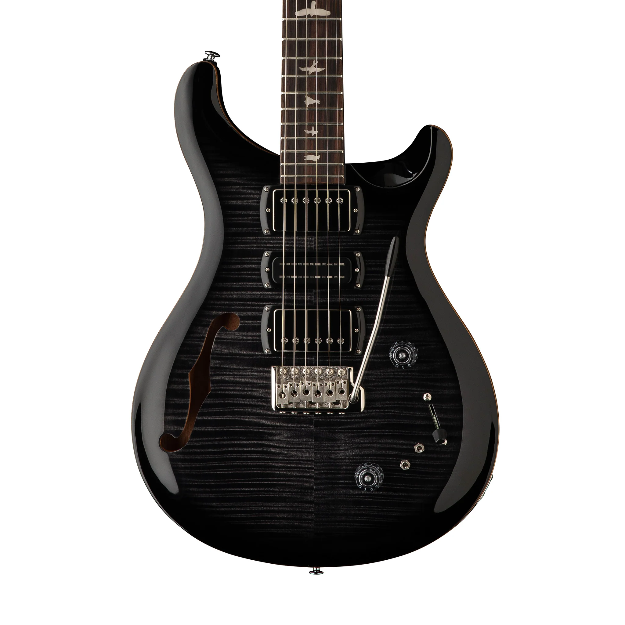 PRS SE Special Semi-Hollow Electric Guitar, Charcoal Burst (114385-CA-SQ22CA) - Image 4