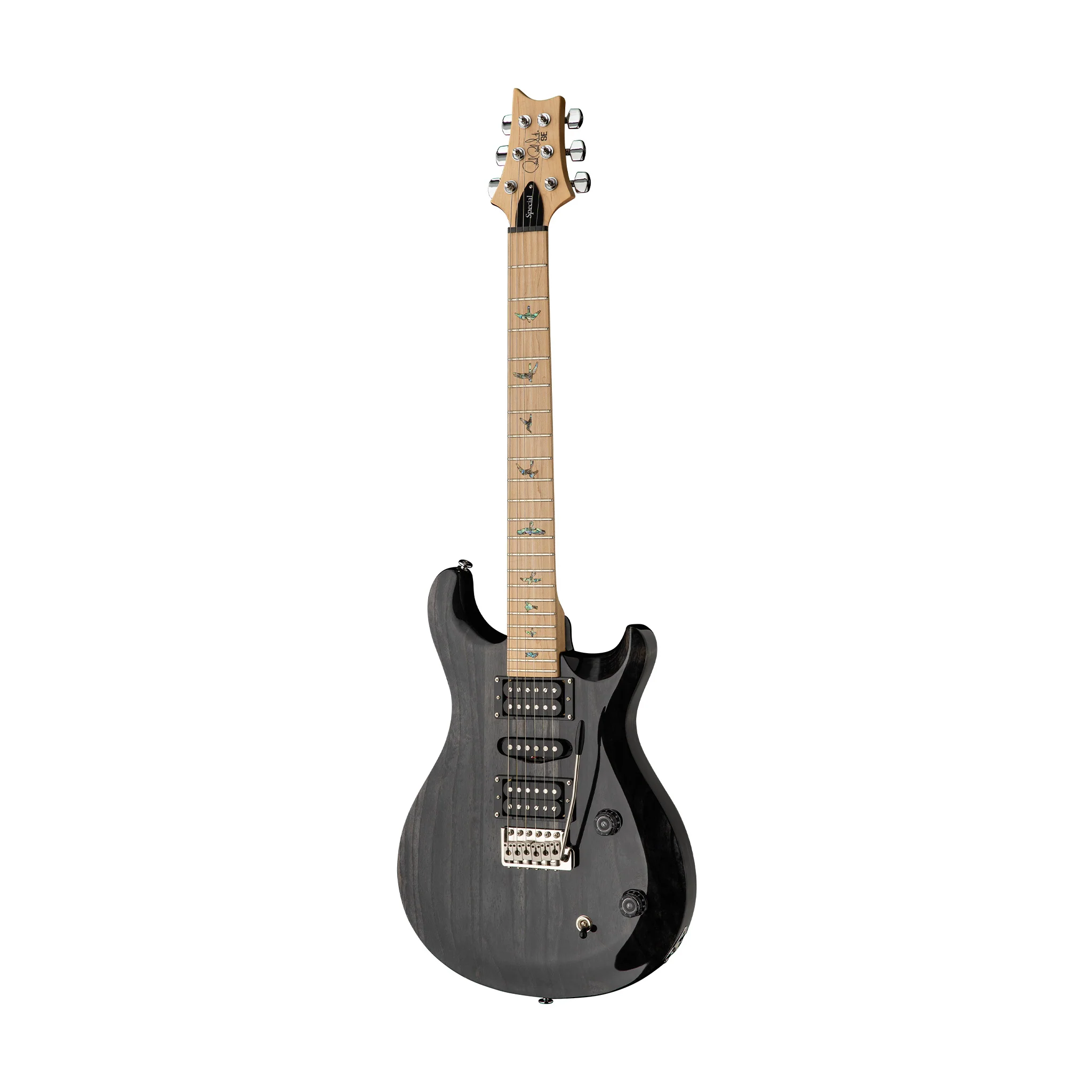 PRS SE Swamp Ash Special Electric Guitar, Charcoal (115392-CH-SA522CH) - Image 3