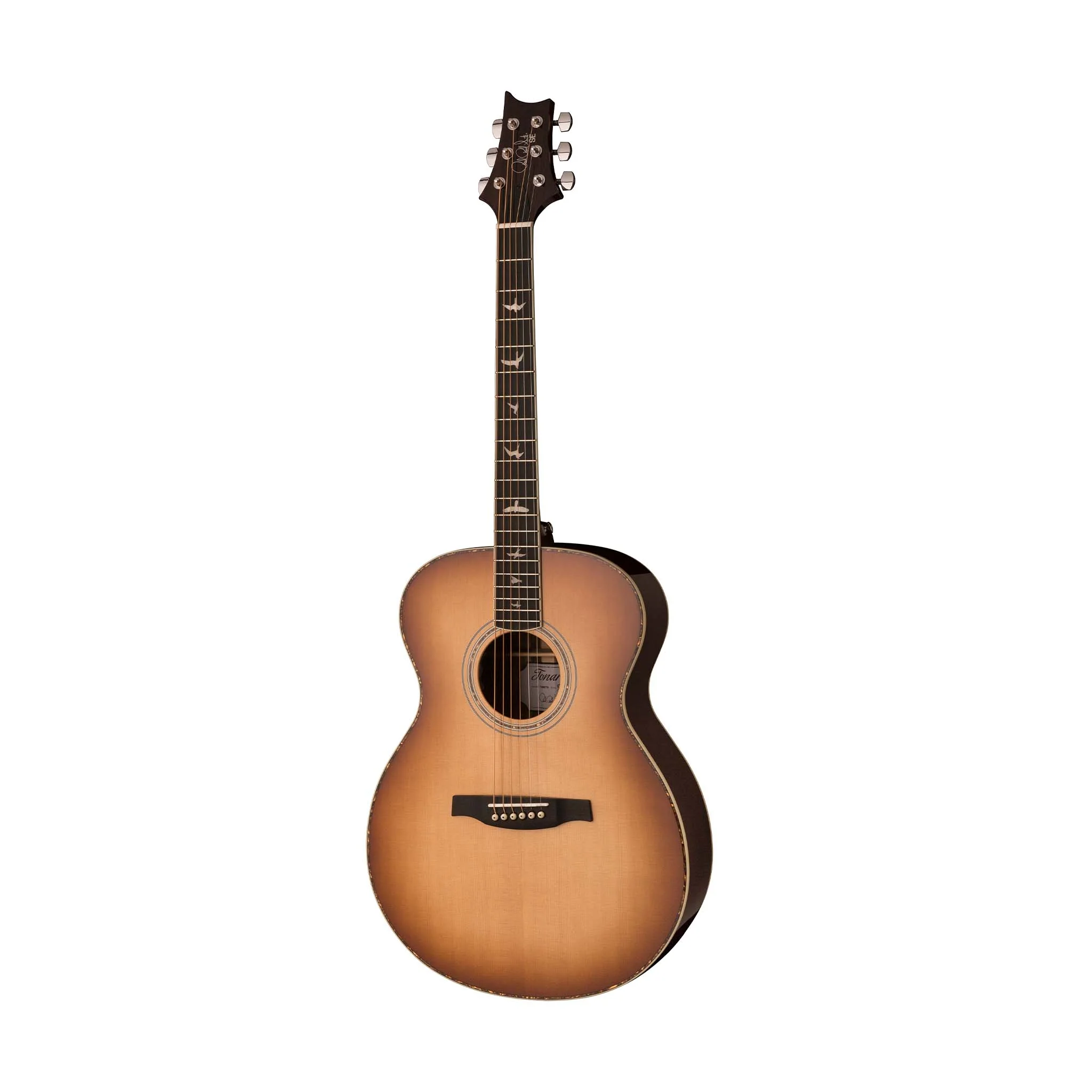 PRS SE T40E Tonare Hollow Body Acoustic Guitar, Tobacco Sunburst - Image 3