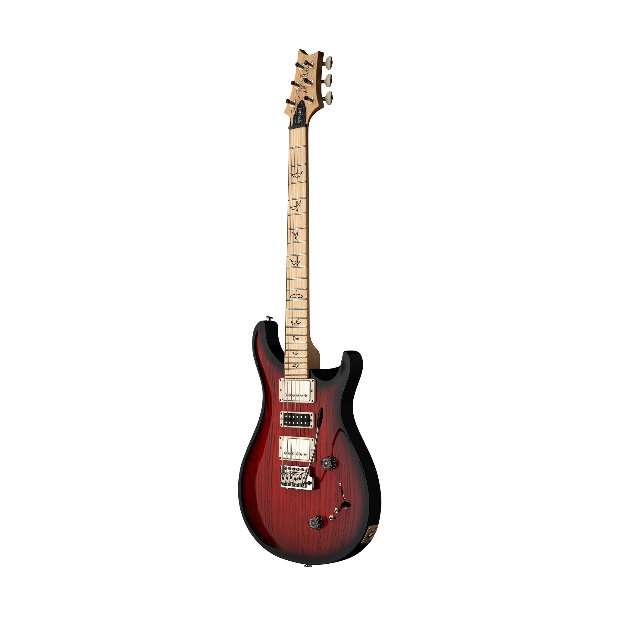 PRS Swamp Ash Special Maple Electric Guitar, Scarlet Smokeburst - Image 3