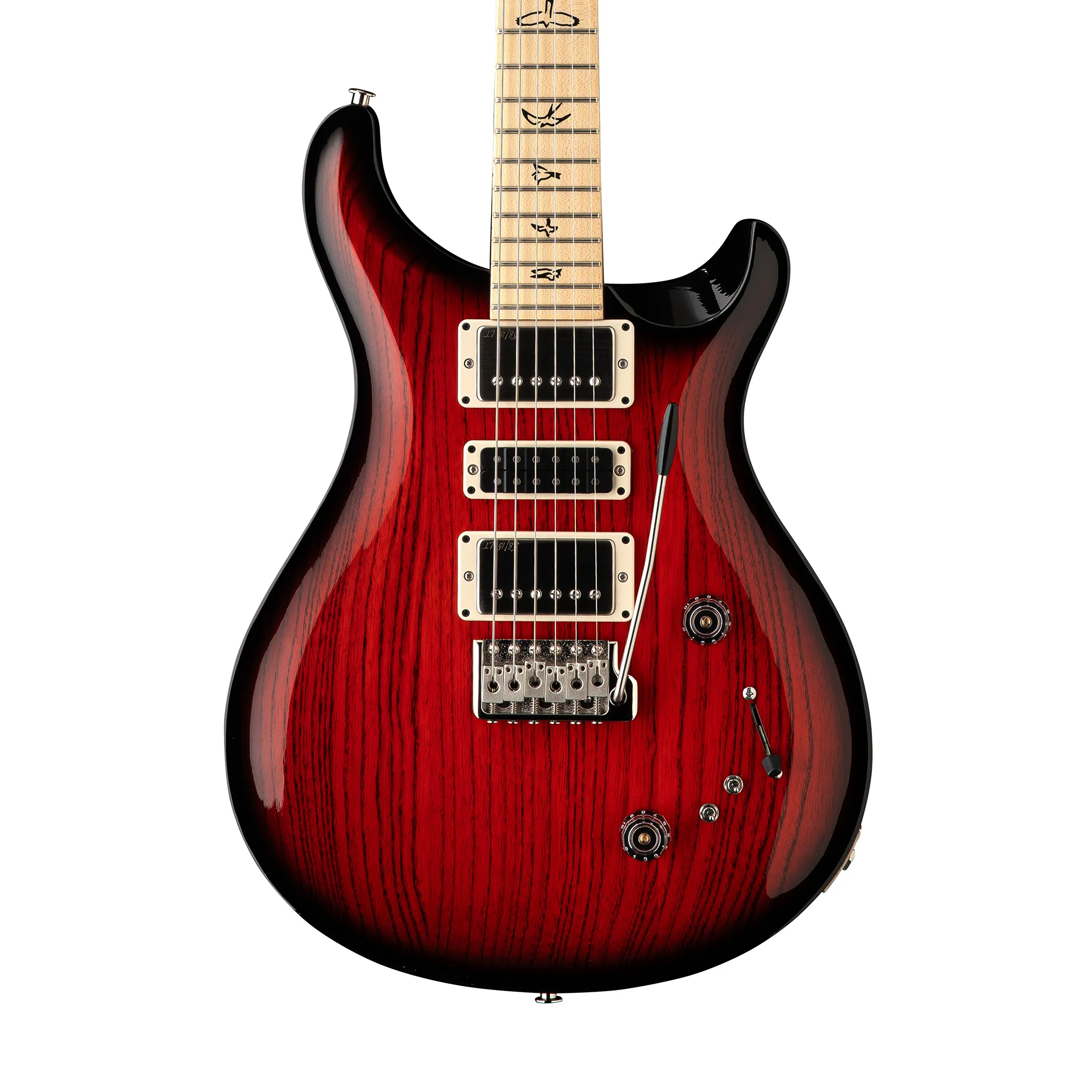 PRS Swamp Ash Special Maple Electric Guitar, Scarlet Smokeburst - Image 4