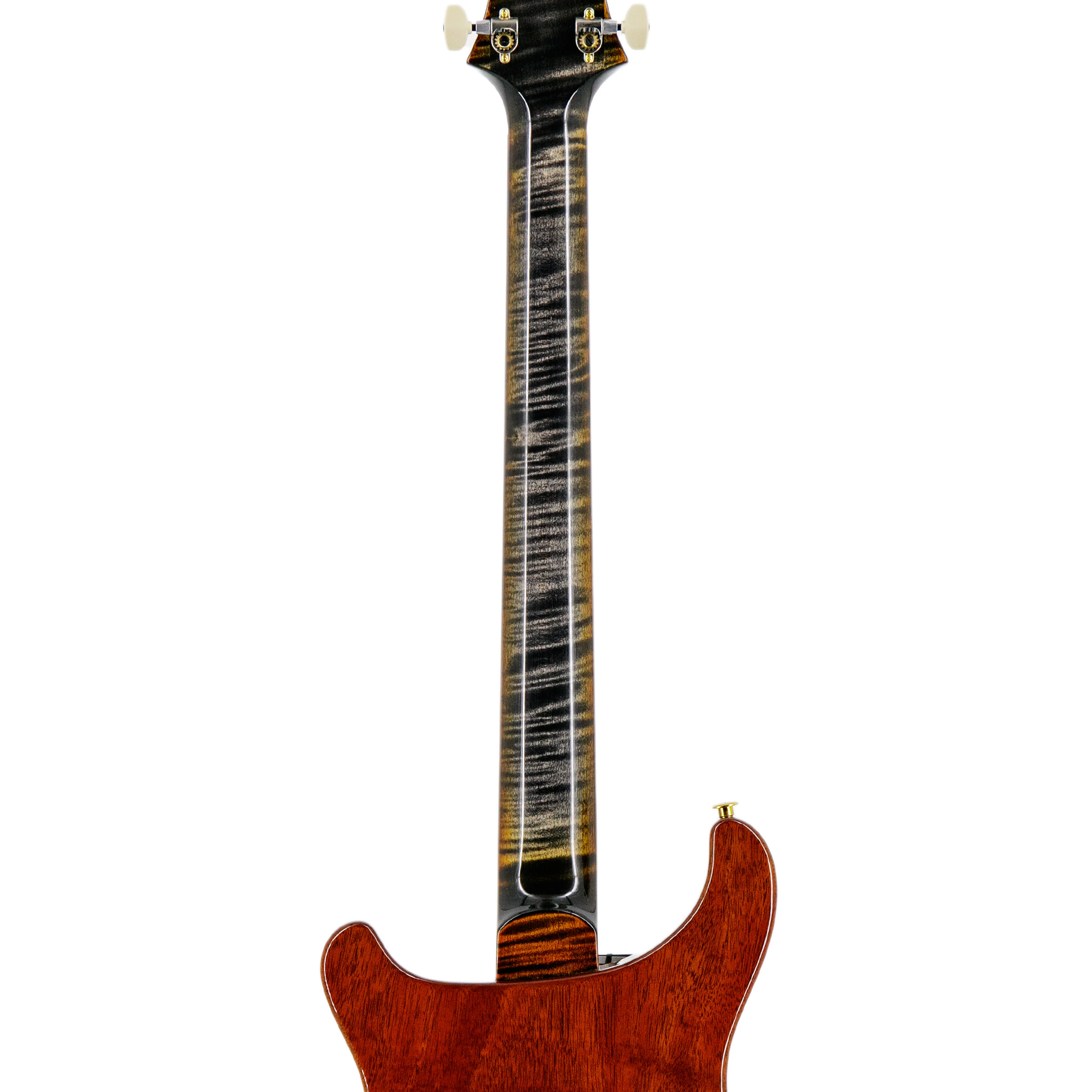 PRS Swee Lee Exclusive Wood Library Custom 24 10 Top Flame Guitar w/Stained Neck, Burnt Maple Leaf - Image 6