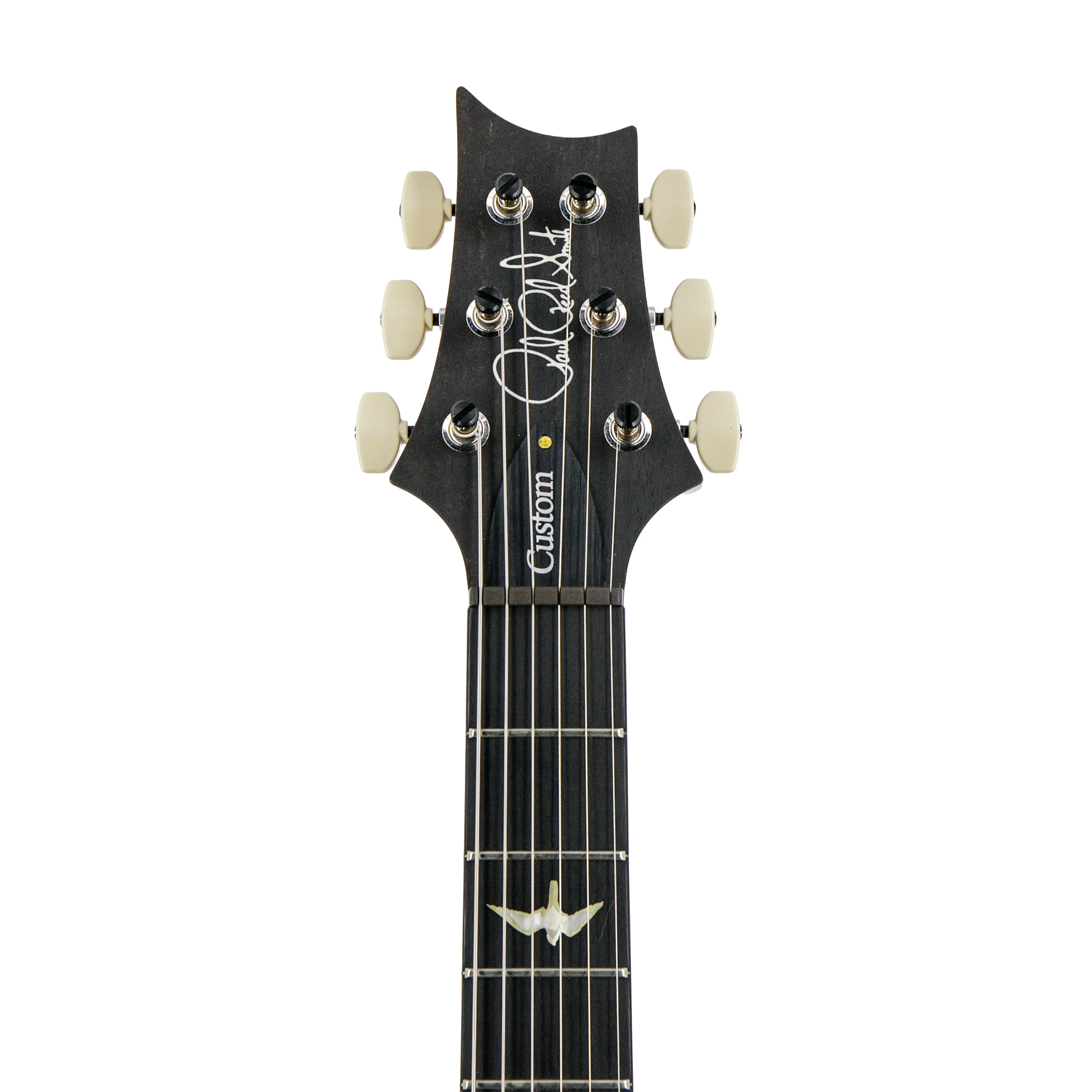 PRS Swee Lee Exclusive Wood Library Custom 24 10 Top Flame Guitar w/Stained Neck, Burnt Maple Leaf - Image 7