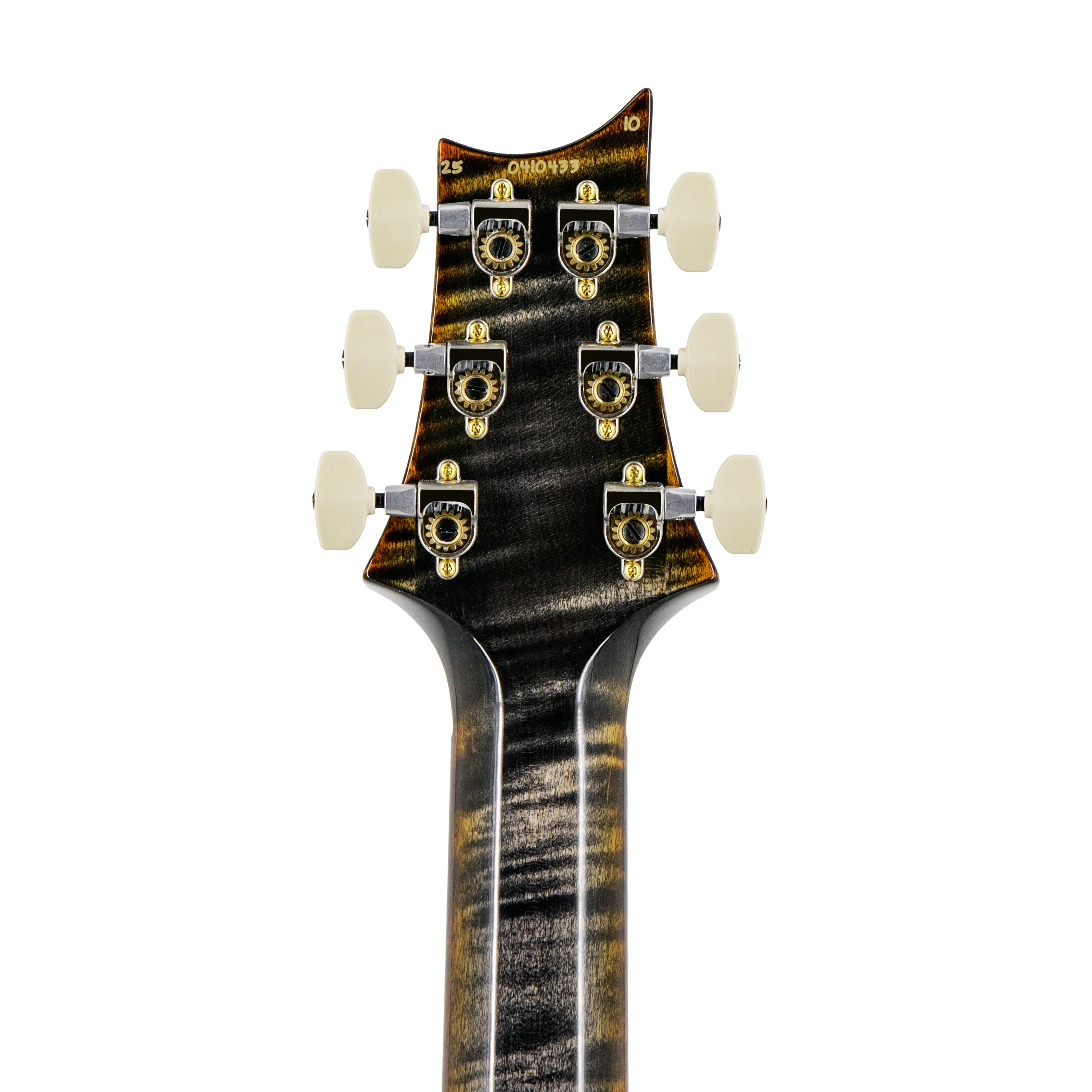 PRS Swee Lee Exclusive Wood Library Custom 24 10 Top Flame Guitar w/Stained Neck, Burnt Maple Leaf - Image 8