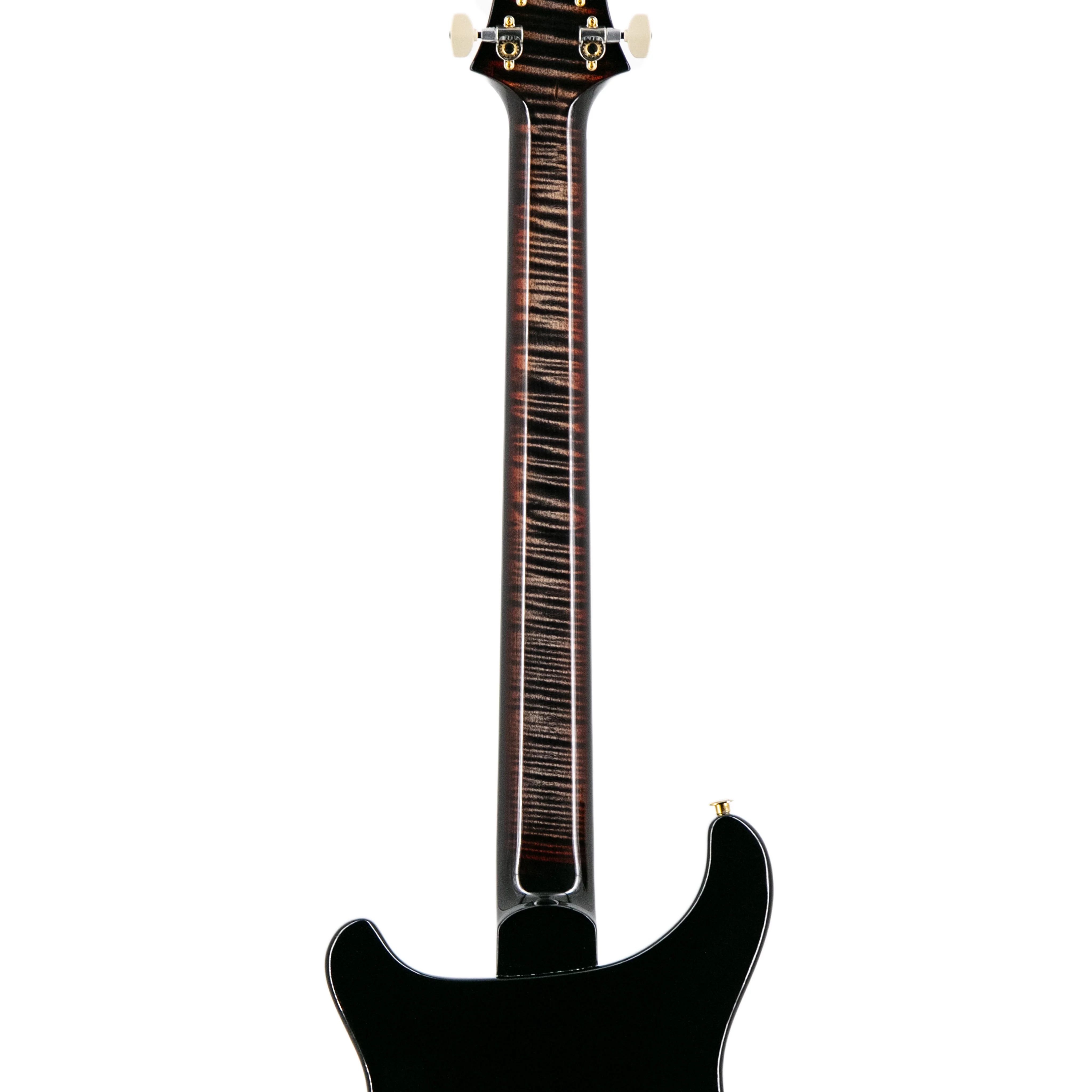 PRS Swee Lee Exclusive Wood Library Custom 24 10 Top Flame Guitar w/Stained Neck, Charcoal Tri-Color Burst - Image 6