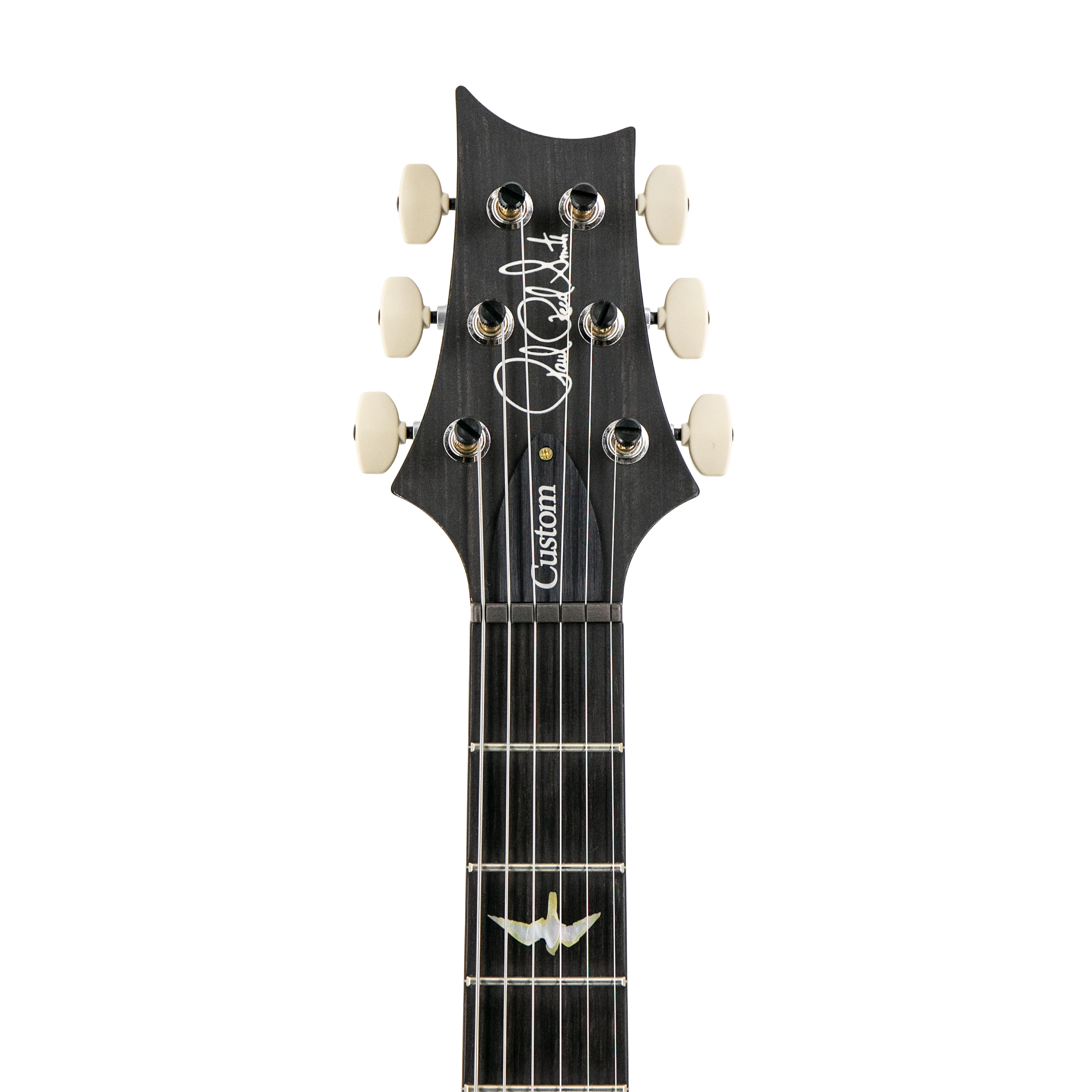 PRS Swee Lee Exclusive Wood Library Custom 24 10 Top Flame Guitar w/Stained Neck, Charcoal Tri-Color Burst - Image 7