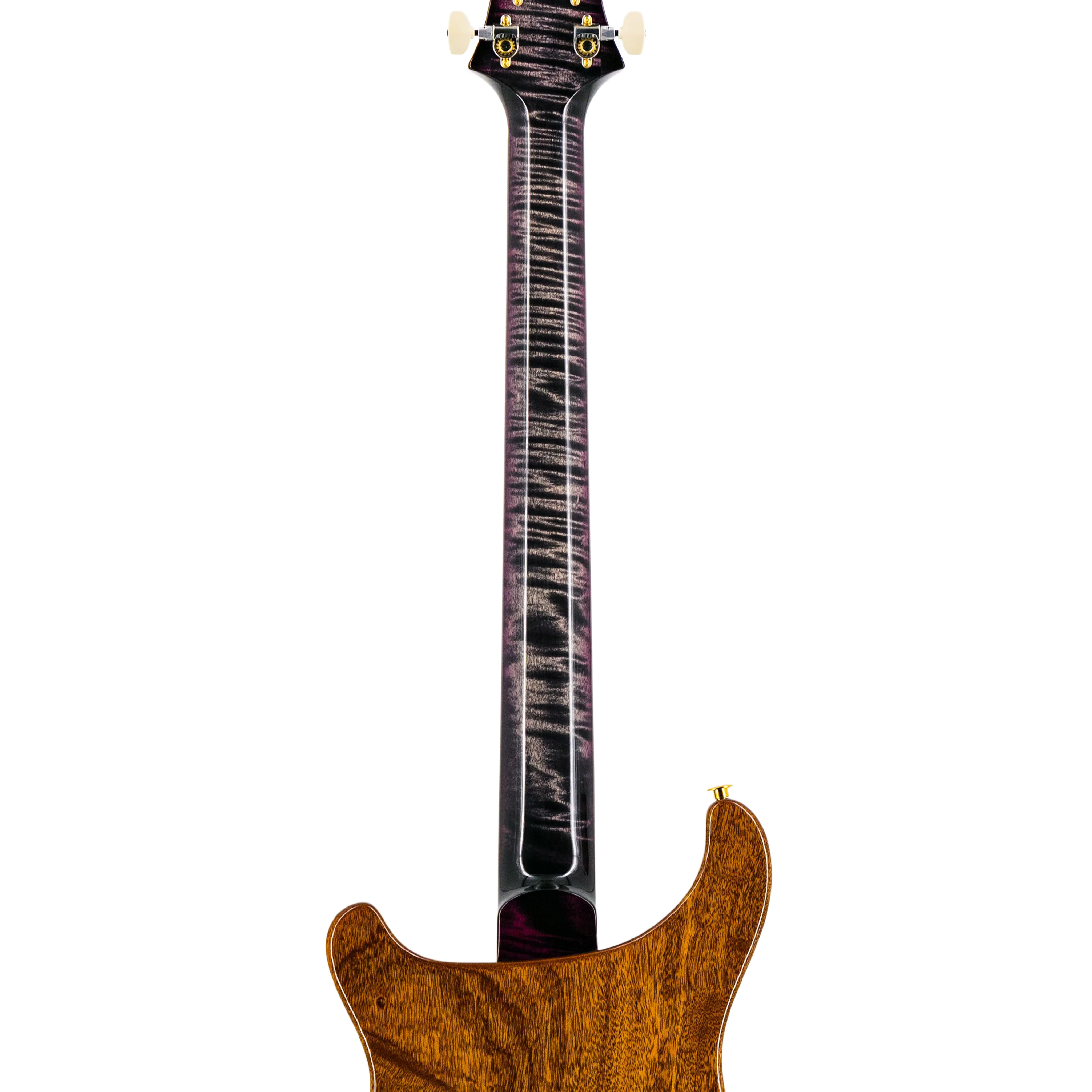 PRS Swee Lee Exclusive Wood Library Custom 24 10 Top Quilt Guitar, Charcoal / Purple Tri-Color Burst - Image 6