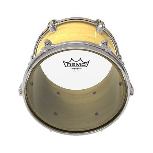 Remo BA-0318-00 18inch Ambassador Clear Drum Head - Image 3