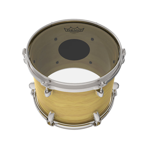 Remo CS-1318-10 18inch Controlled Sound Black Dot On Top Clear Bass Drum Head - Image 3