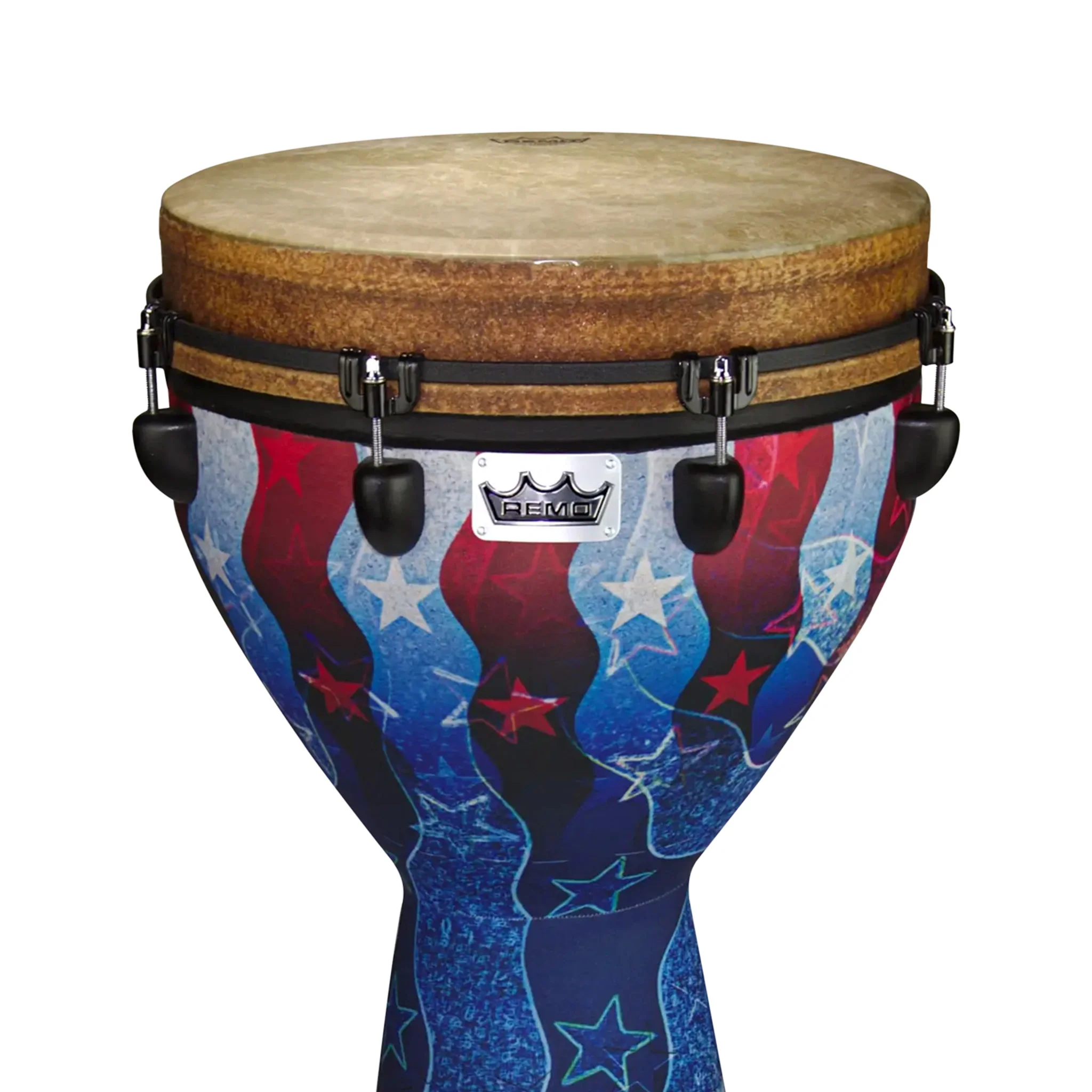 Remo DJ-0014-31 14inch Mondo Key-Tuned Djembe, Jubilee Red - Image 2