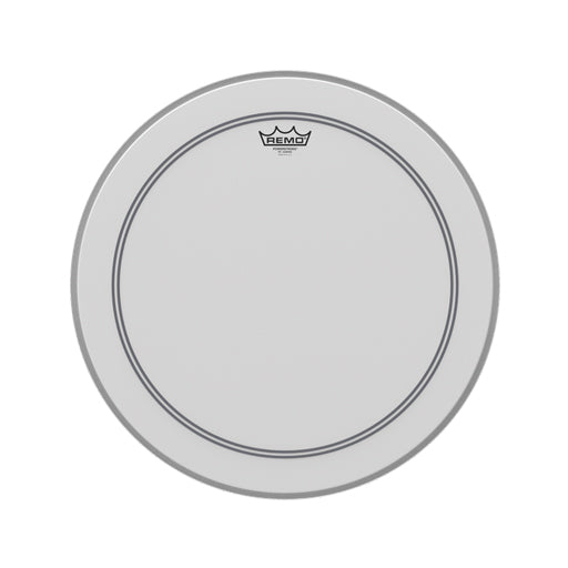 Remo P3-1120-C2 20inch Bass Powerstroke III Coated White Falam Patch Drum Head