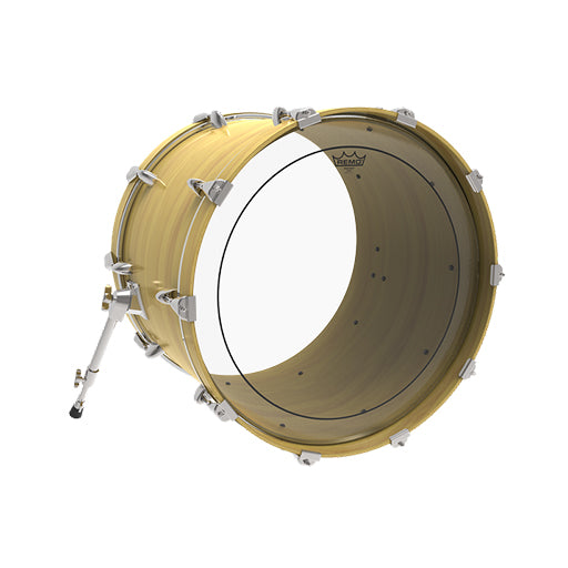 Remo PS-1322-00 22Inch Pinstripe Clear Batter Bass Drum Head - Image 3