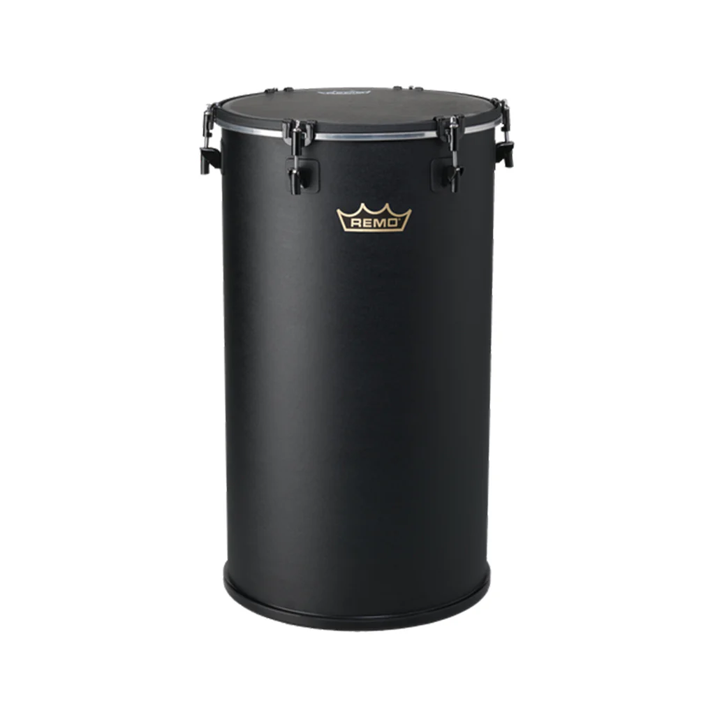 Remo TT-2212-71 12inch Valencia Tan-Tan Drum, Black Matte
