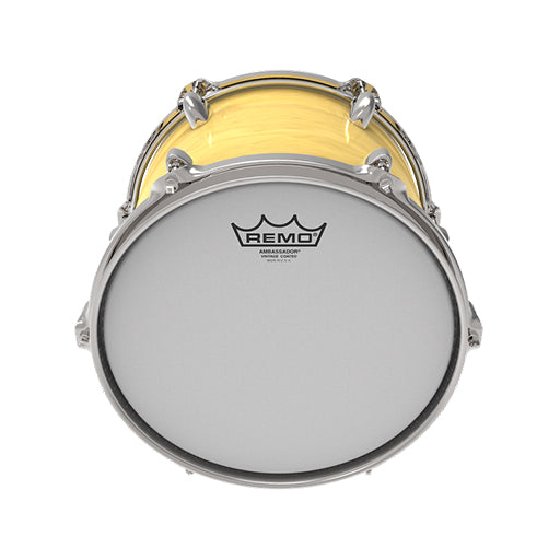 Remo VA-0114-00 14inch Ambassador Vintage Batter Coated Drum Head - Image 4