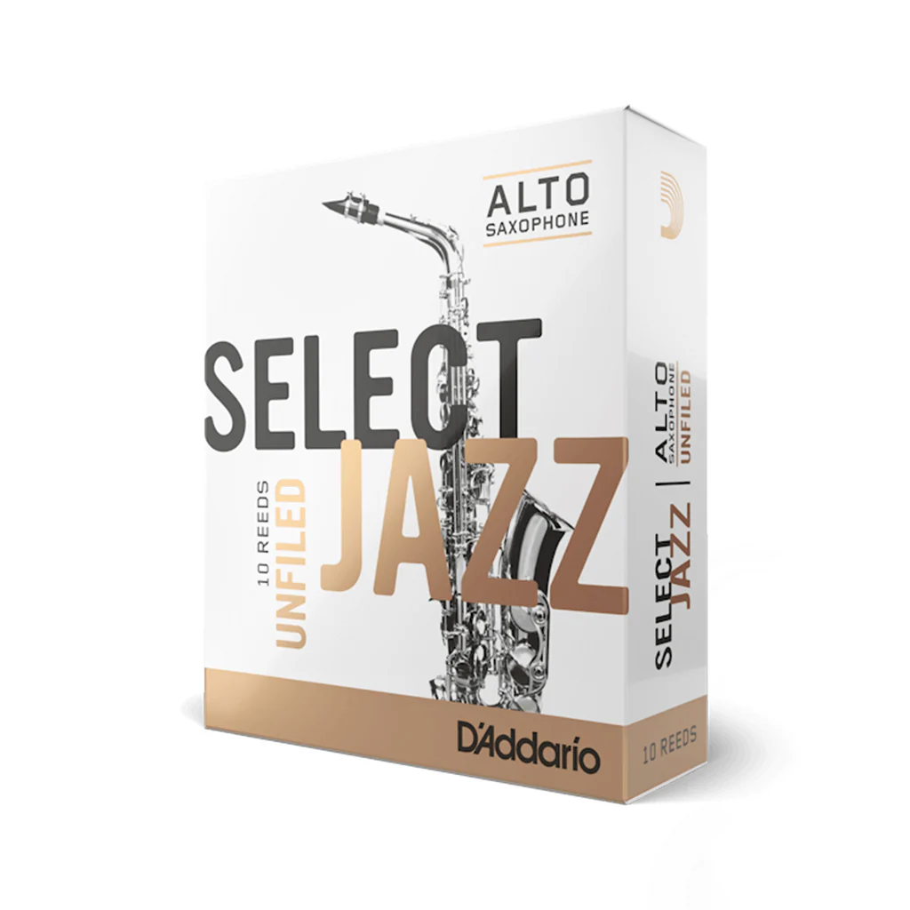 Rico Select Jazz Unfiled Alto Saxophone Reed, 3 Soft, Box Of 10 - Image 2