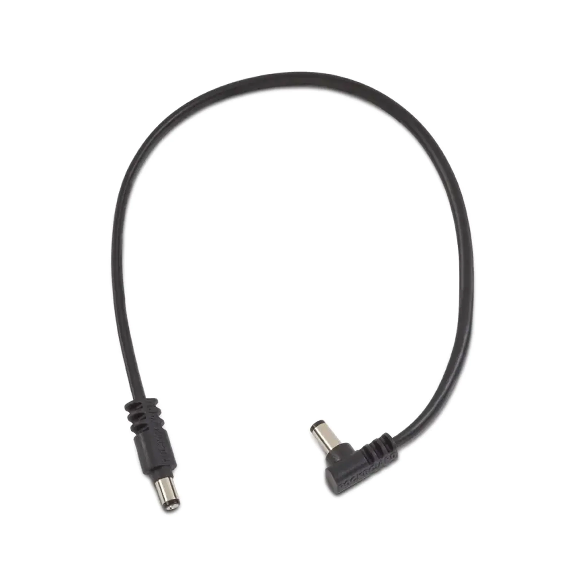 RockBoard by Warwick Flat Power Cable, Angled / Angled, 30 cm, Black