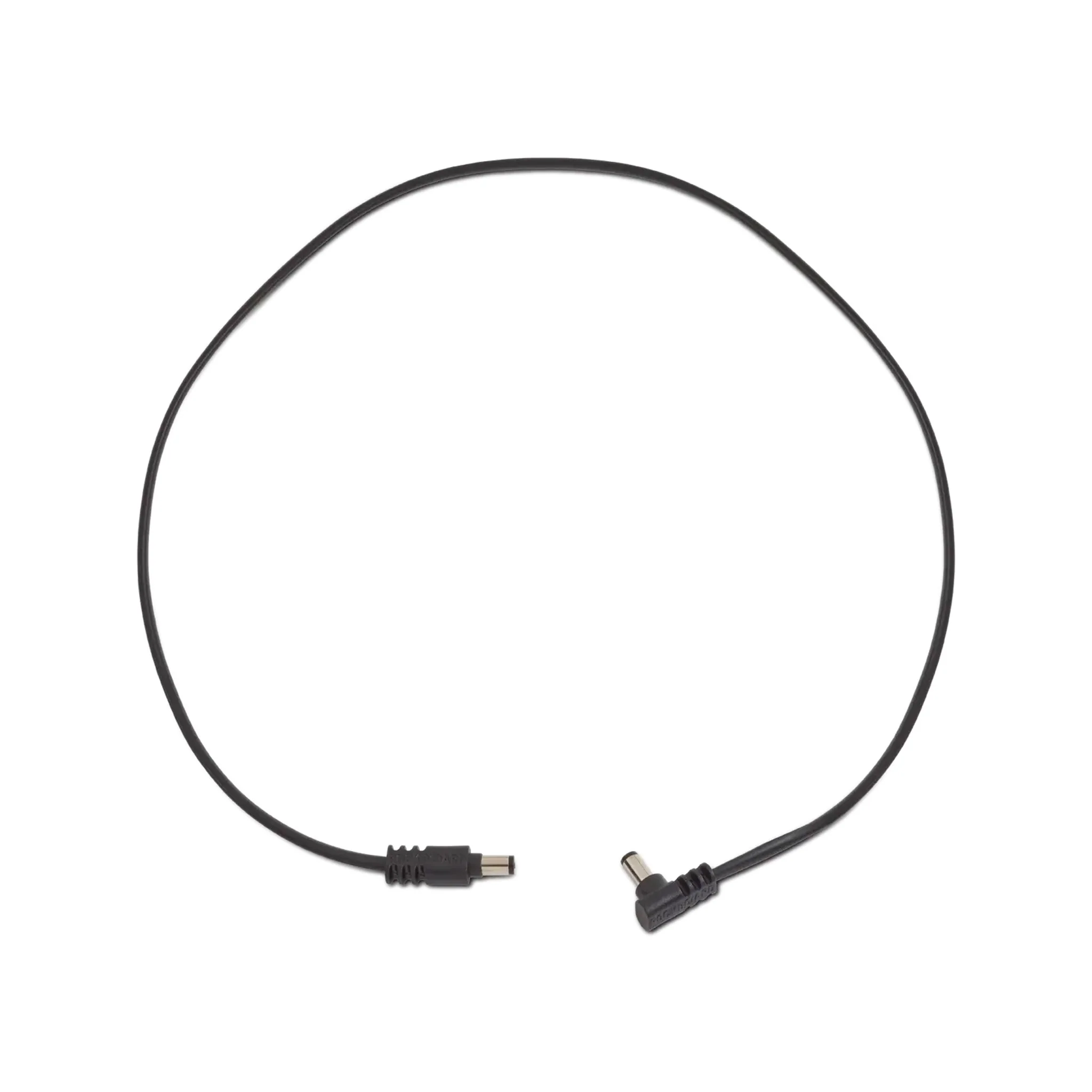 RockBoard by Warwick Flat Power Cable, Angled / Angled, 60 cm, Black