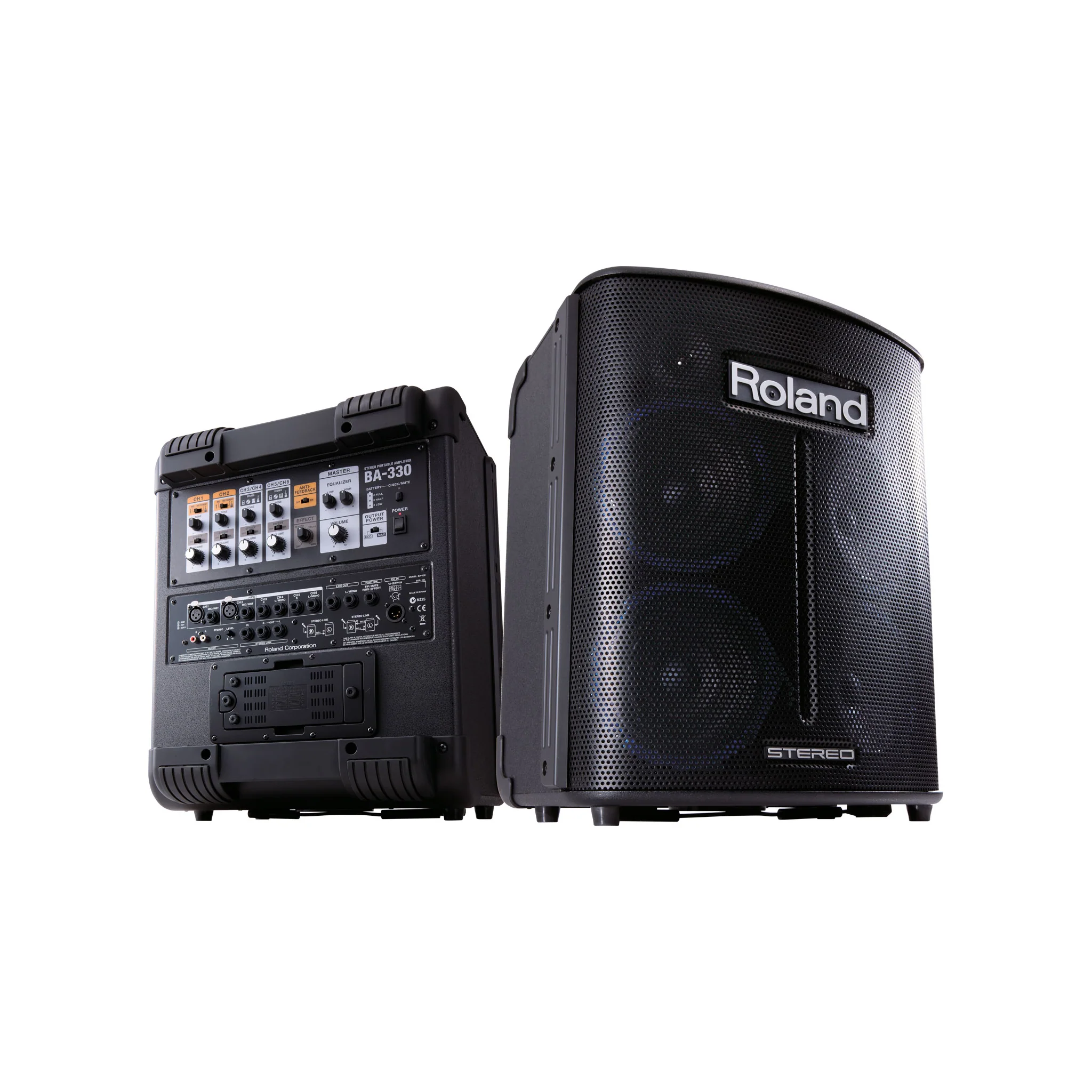 Roland BA-330 Stereo Portable Amplifier - Image 4