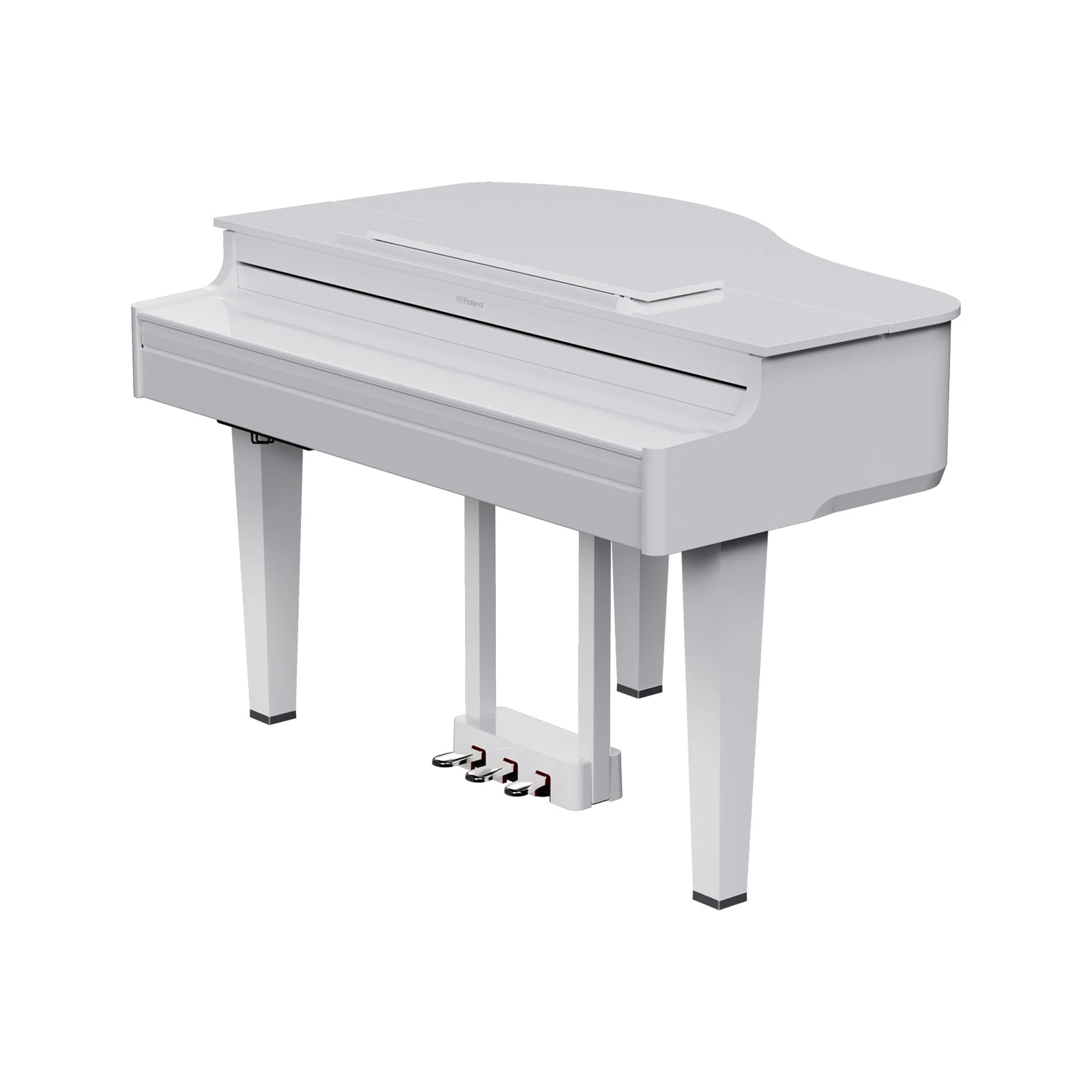 Roland GP-6 Digital Baby Grand Piano, White - Image 2