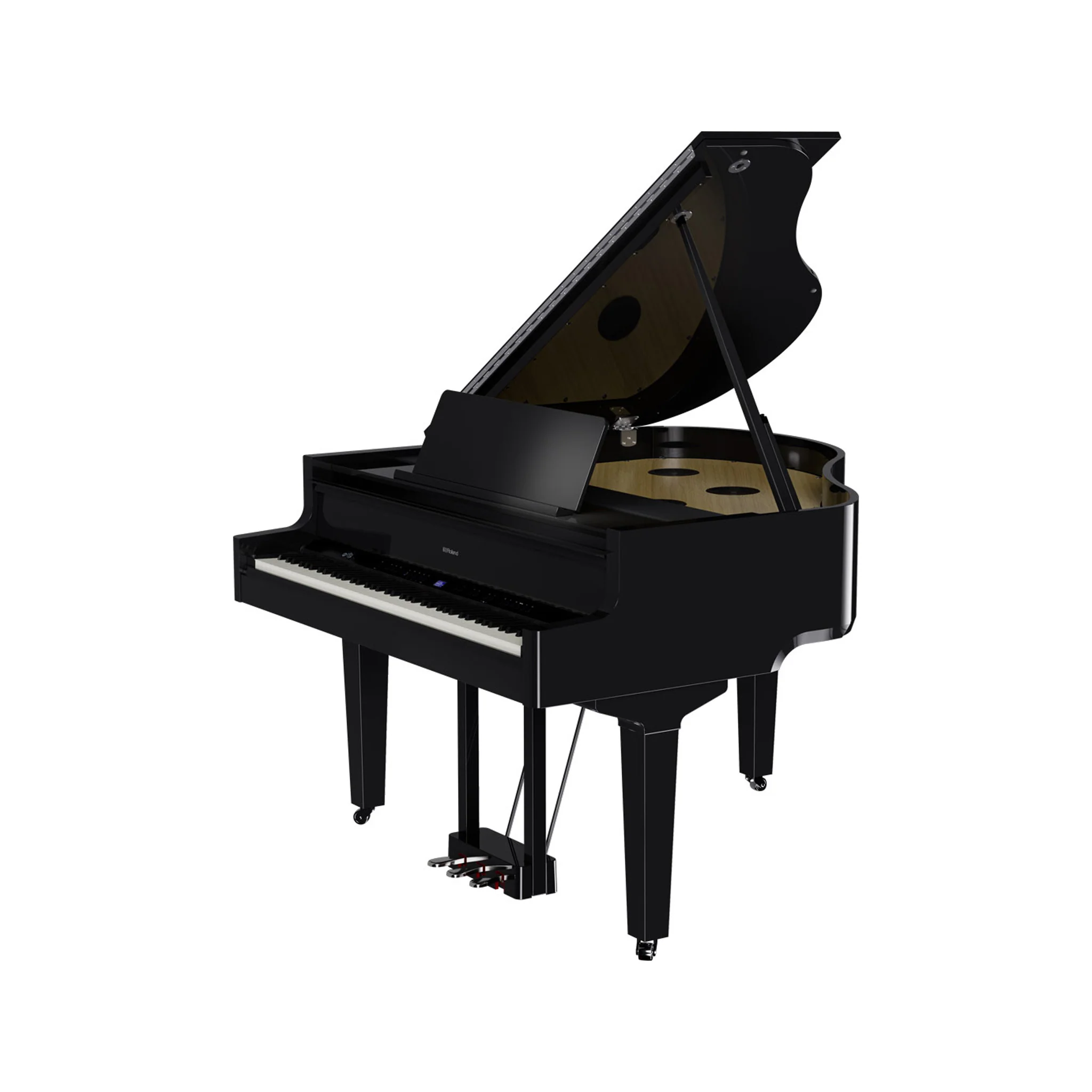 Roland GP-9 Digital Grand Piano, Polished Ebony