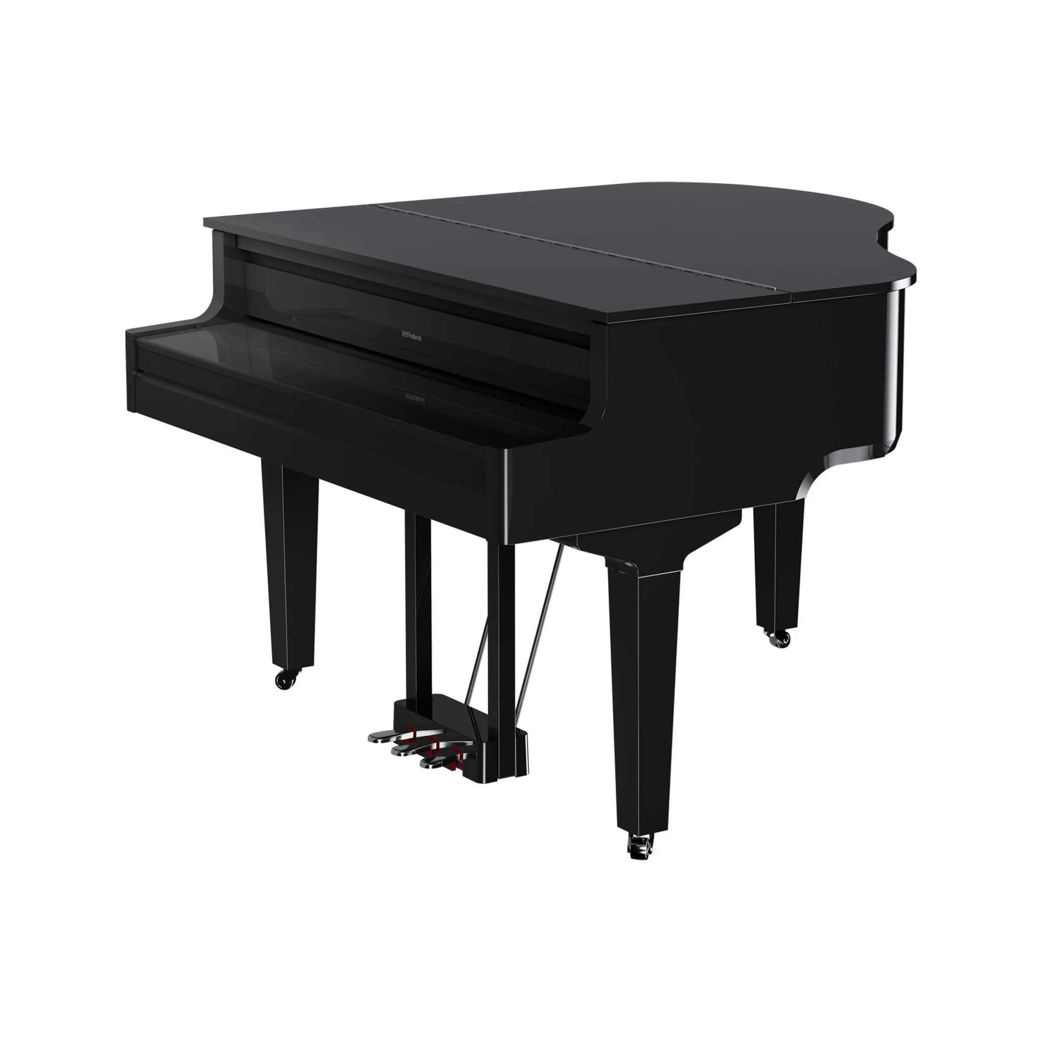 Roland GP-9 Digital Grand Piano, Polished Ebony - Image 2