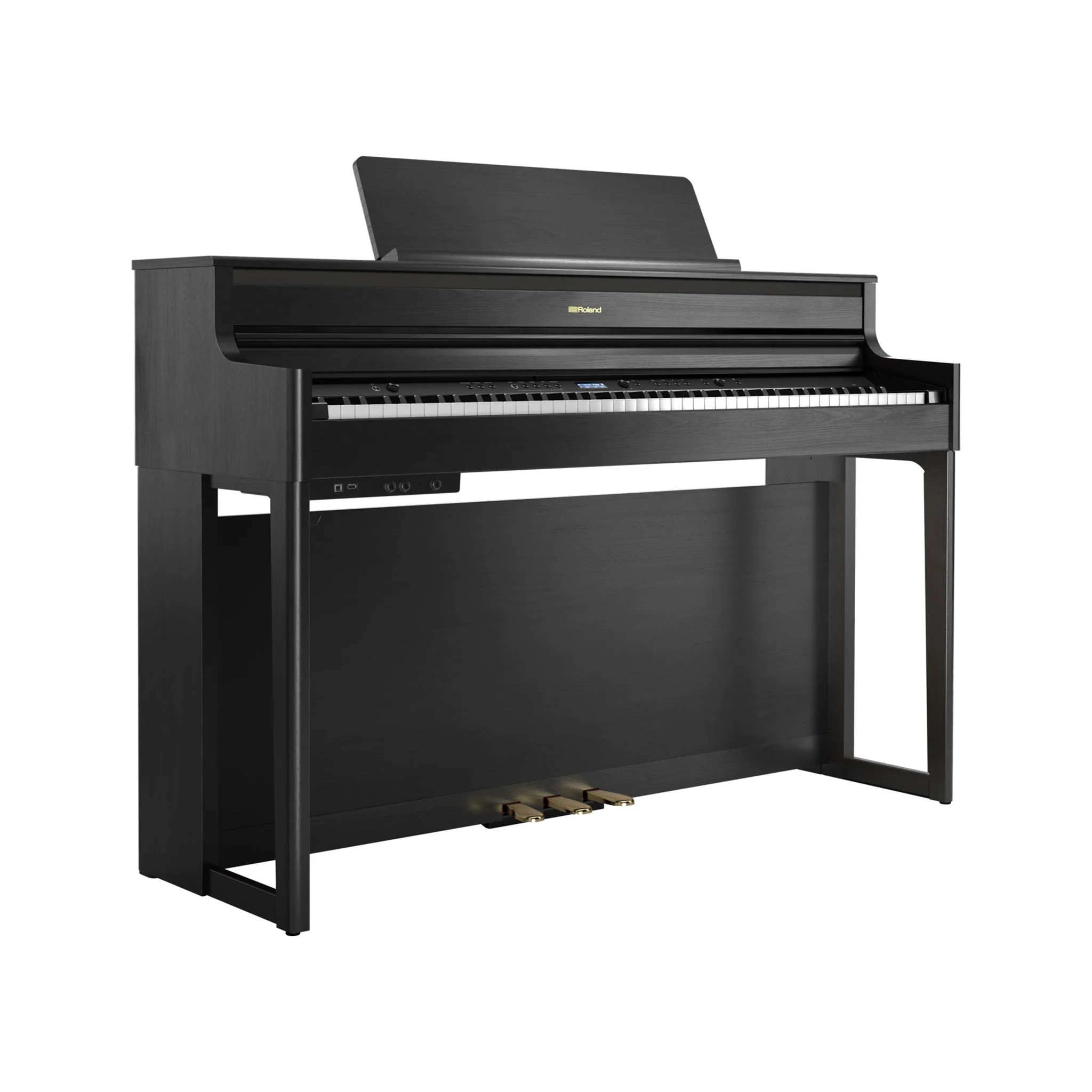 Roland HP704 Digital Piano w/Stand, Charcoal Black - Image 2