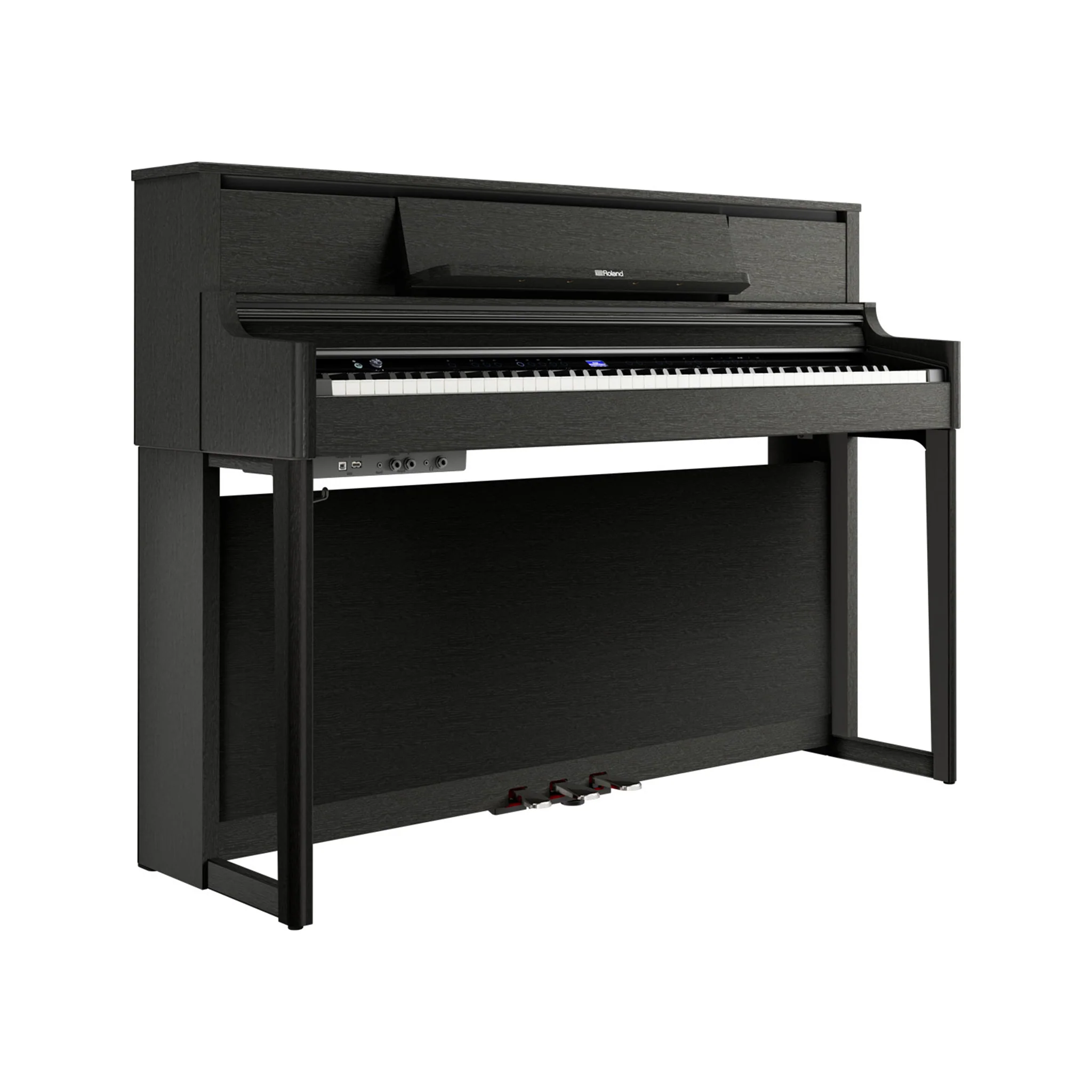 Roland LX-5 Digital Upright Piano, Charcoal Black - Image 2