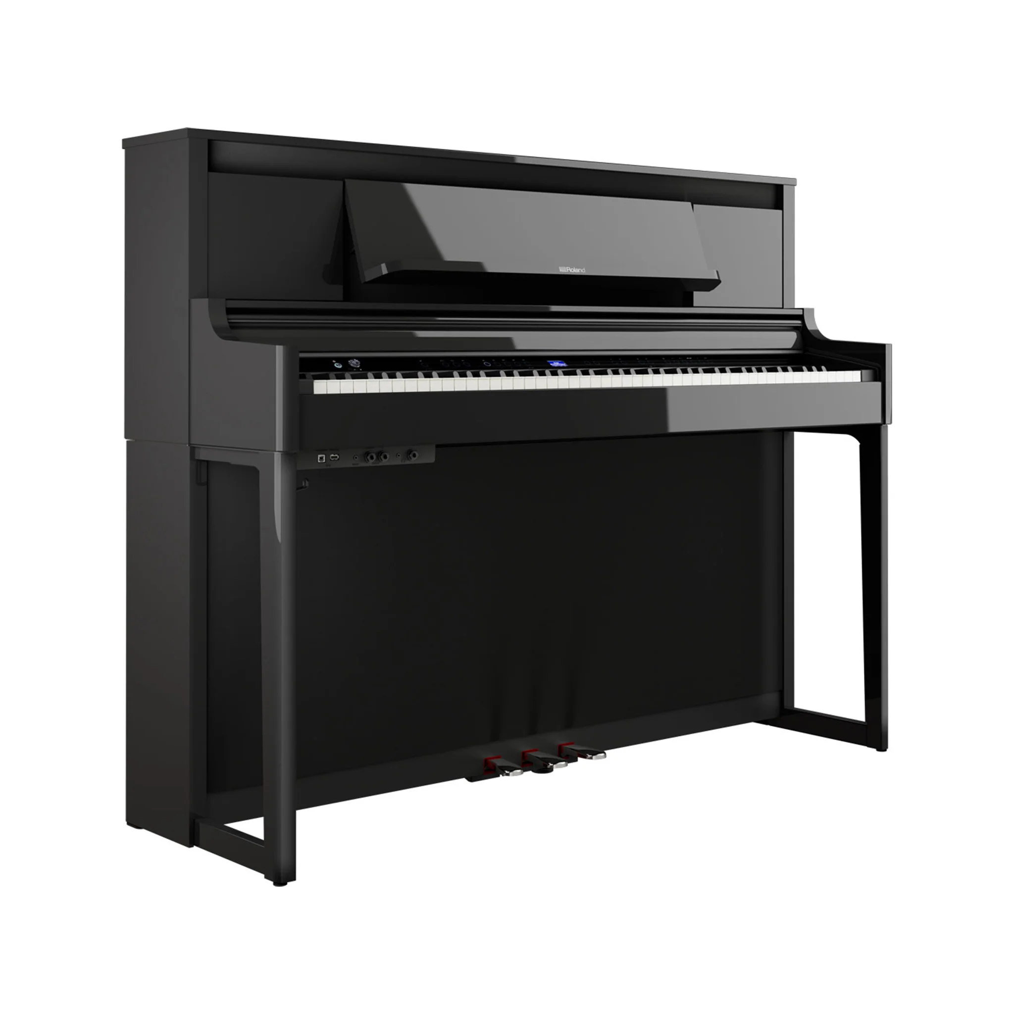 Roland LX-6 Digital Piano w/Stand, Polished Ebony - Image 2