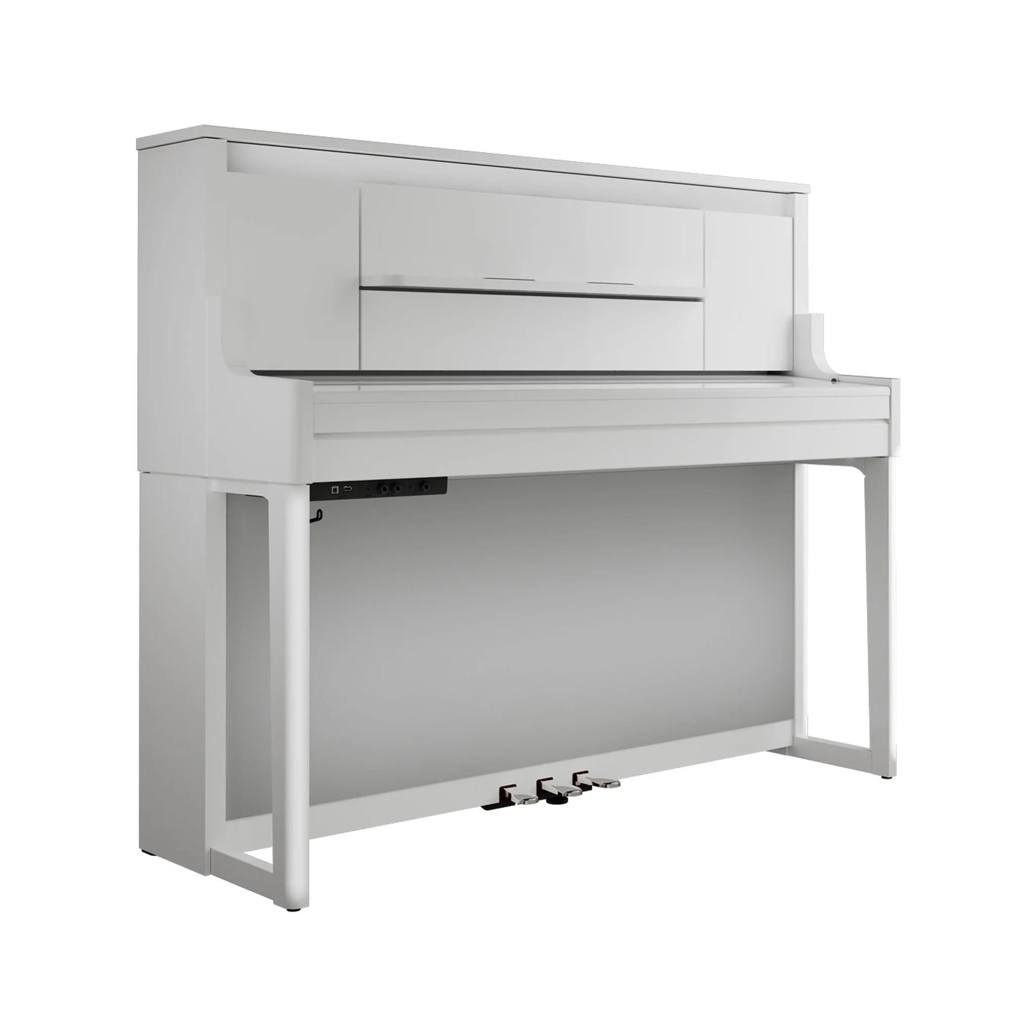 Roland LX-9 Digital Piano w/Stand, Polished White - Image 2