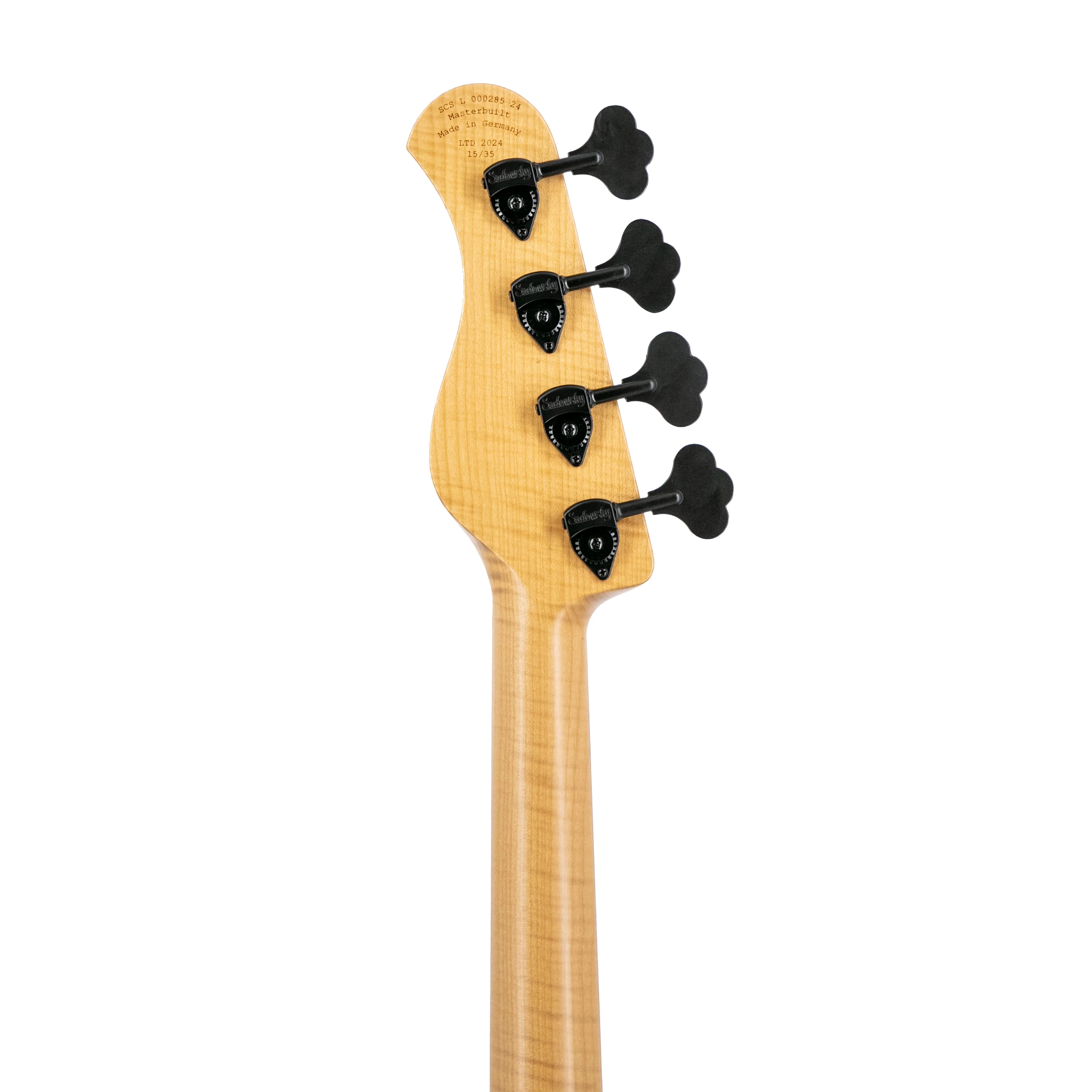 Sadowsky LTD 2024 MasterBuilt 21-Fret 4-String M/J Bass, Natural Transparent Satin - Image 8