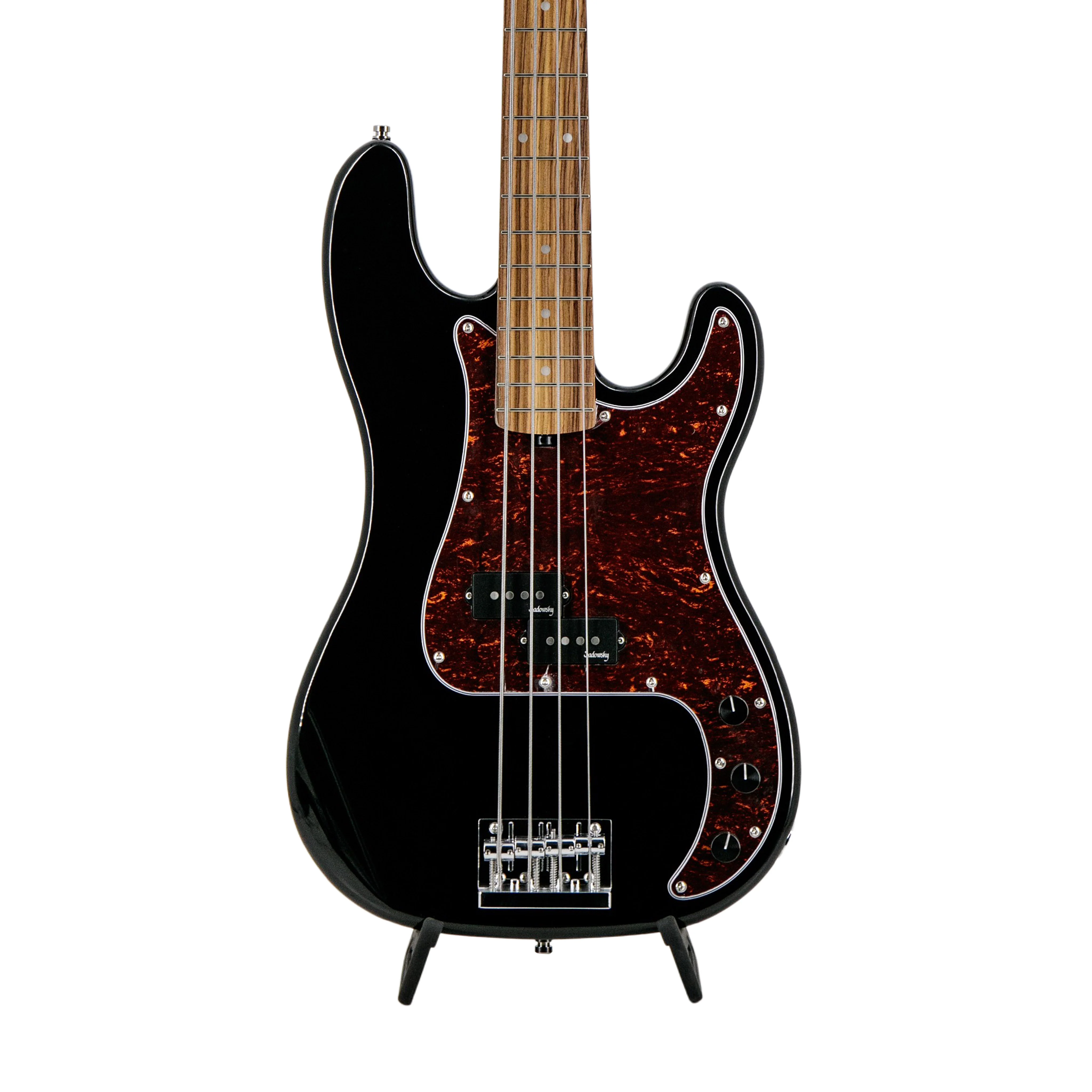 Sadowsky MetroExpress 20-Fret Ultra Vintage 4-String P Bass, Morado FB, Solid Black High Polish - Image 3