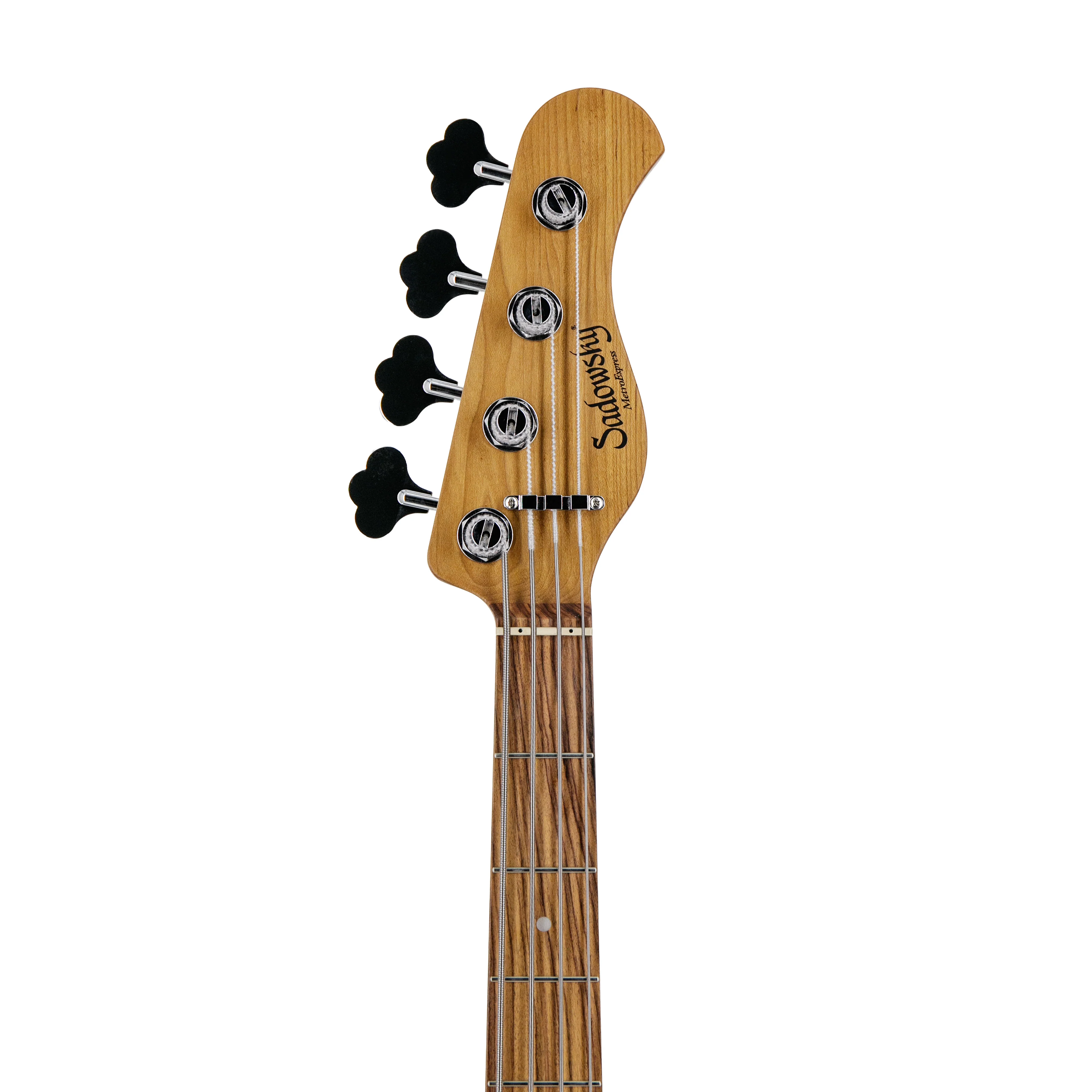 Sadowsky MetroExpress 20-Fret Ultra Vintage 4-String P Bass, Morado FB, Solid Black High Polish - Image 7