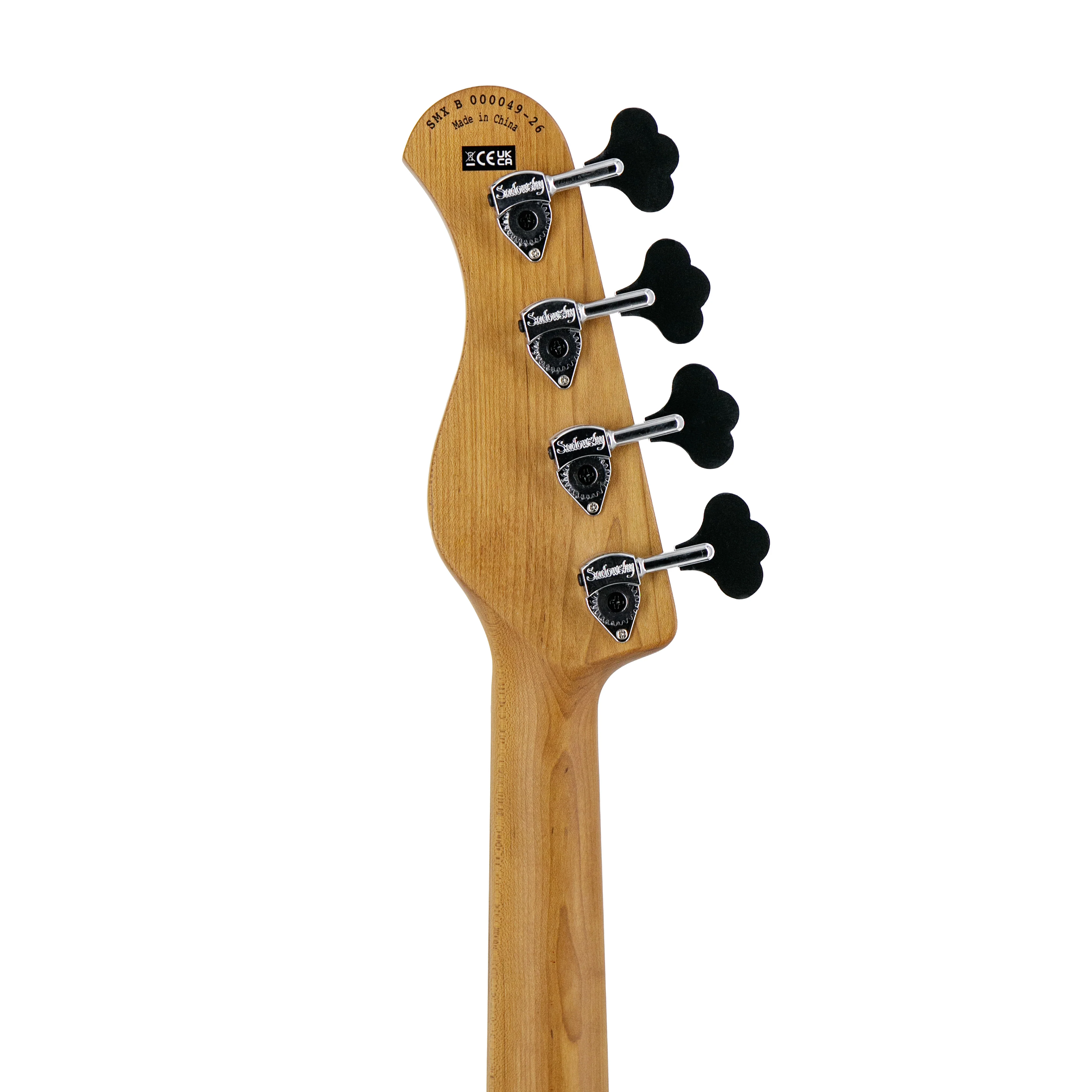 Sadowsky MetroExpress 20-Fret Ultra Vintage 4-String P Bass, Morado FB, Solid Black High Polish - Image 8