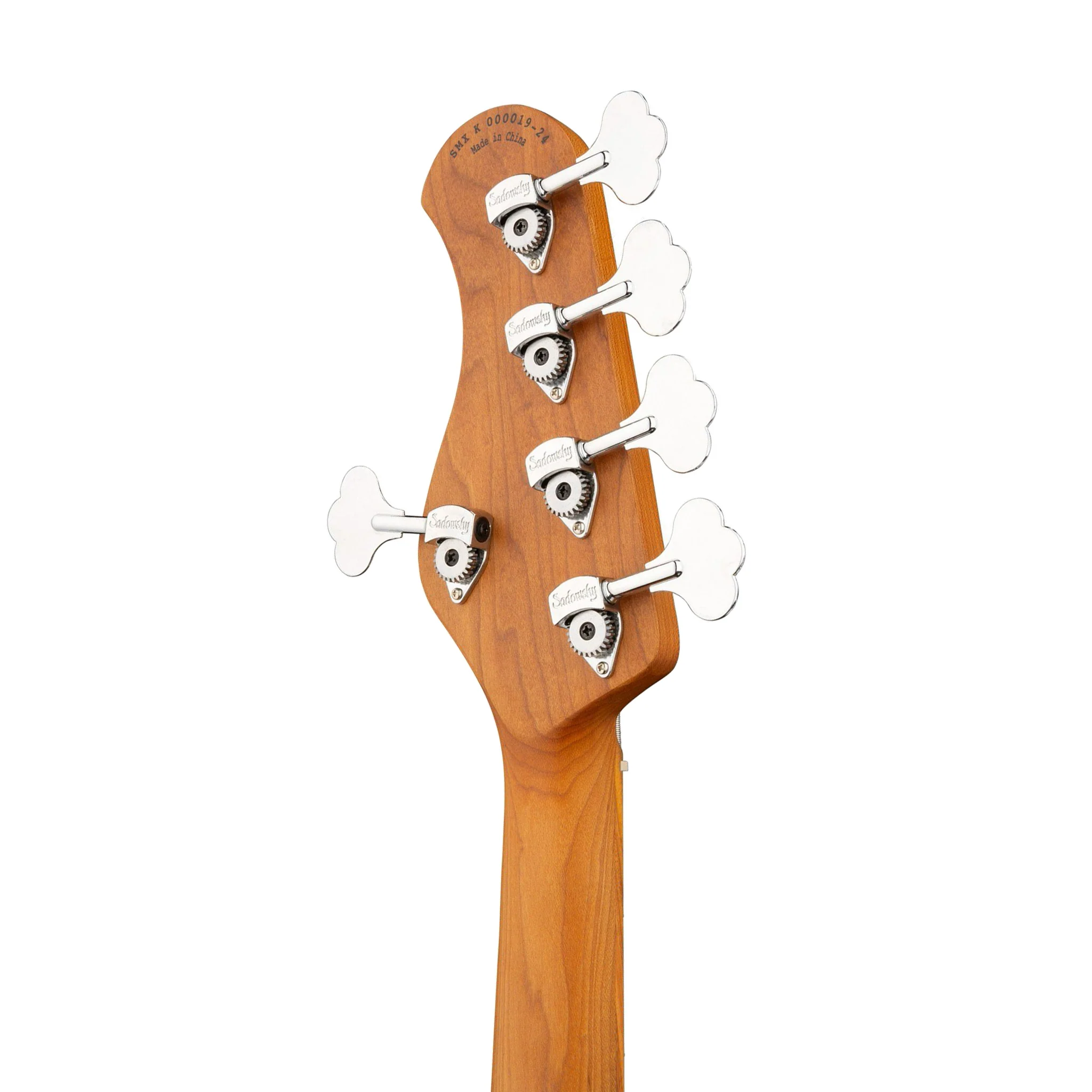 Sadowsky MetroExpress 21-Fret Hybrid PJ 5-String Bass, Morado FB, Solid Candy Apple Orange Metallic - Image 7