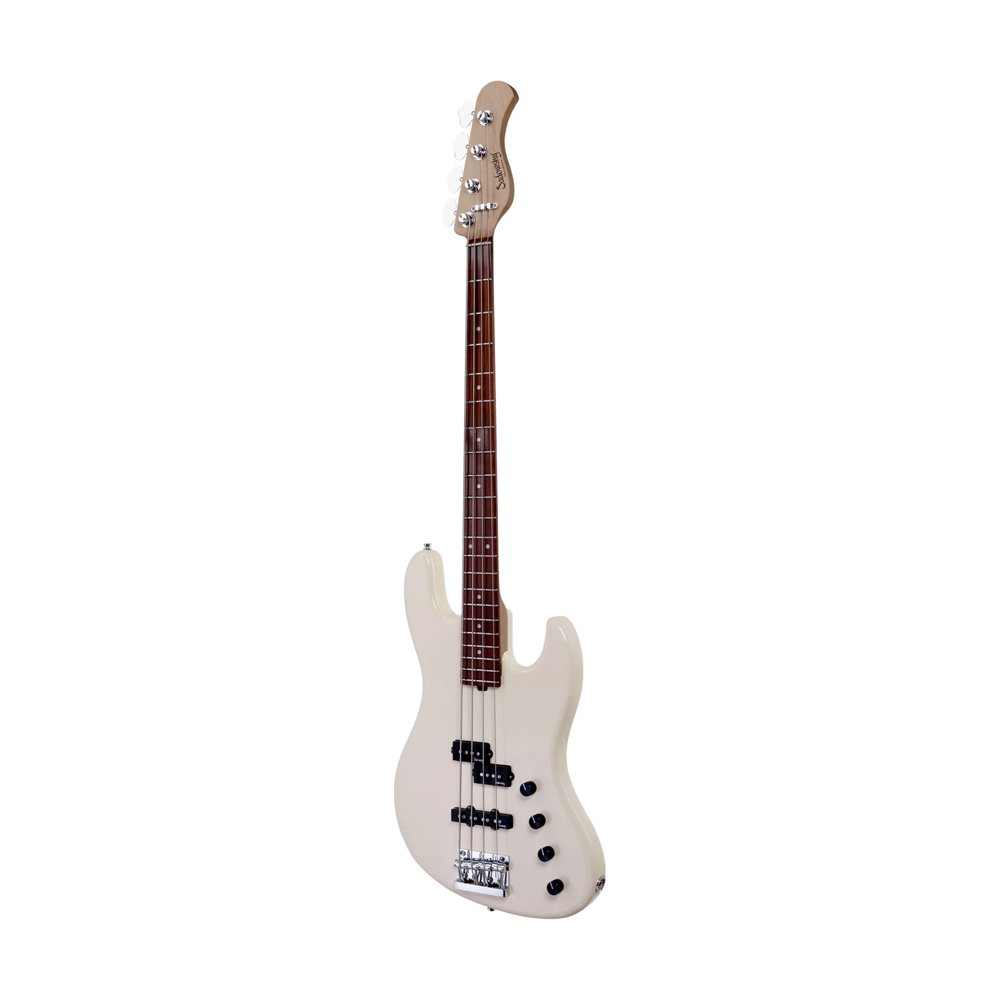 Sadowsky MetroExpress 21-fret Verdine White Artist Line 4-String Bass Guitar, PF FB, Olympic White - Image 3