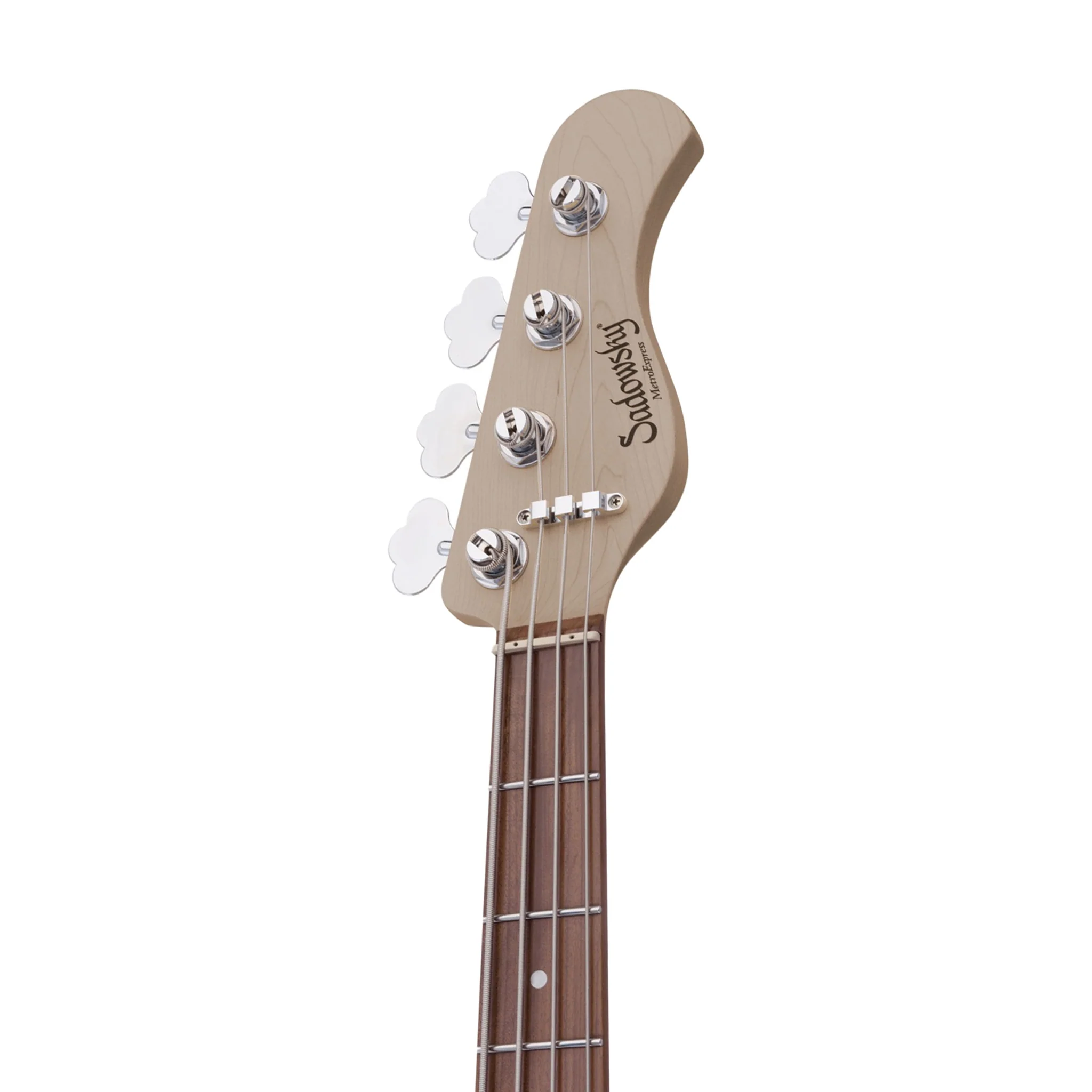 Sadowsky MetroExpress 21-fret Verdine White Artist Line 4-String Bass Guitar, PF FB, Olympic White - Image 6