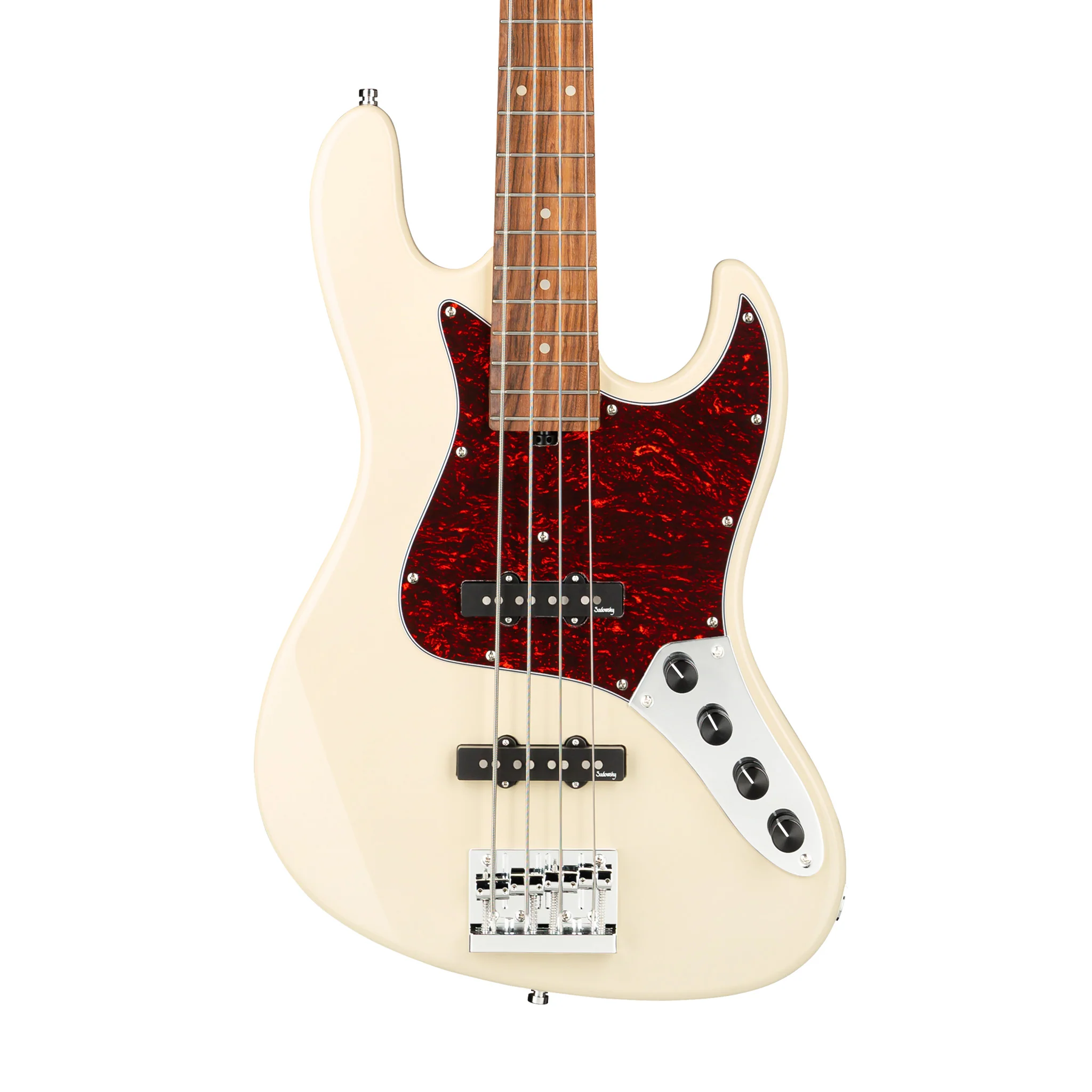 Sadowsky MetroExpress 21-Fret Vintage 4-String J/J Bass, Morado FB, Solid Olympic White High Polish - Image 3