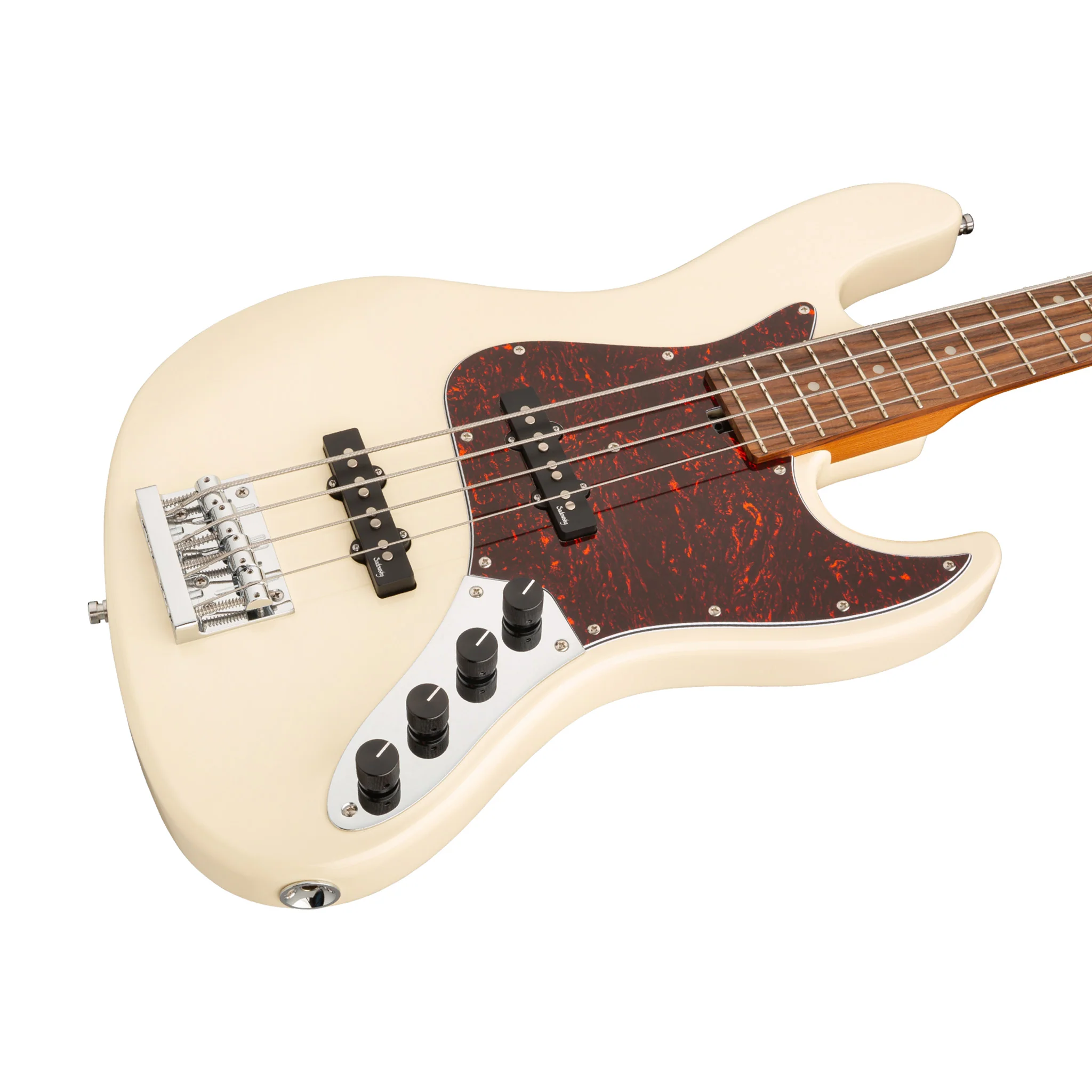 Sadowsky MetroExpress 21-Fret Vintage 4-String J/J Bass, Morado FB, Solid Olympic White High Polish - Image 5