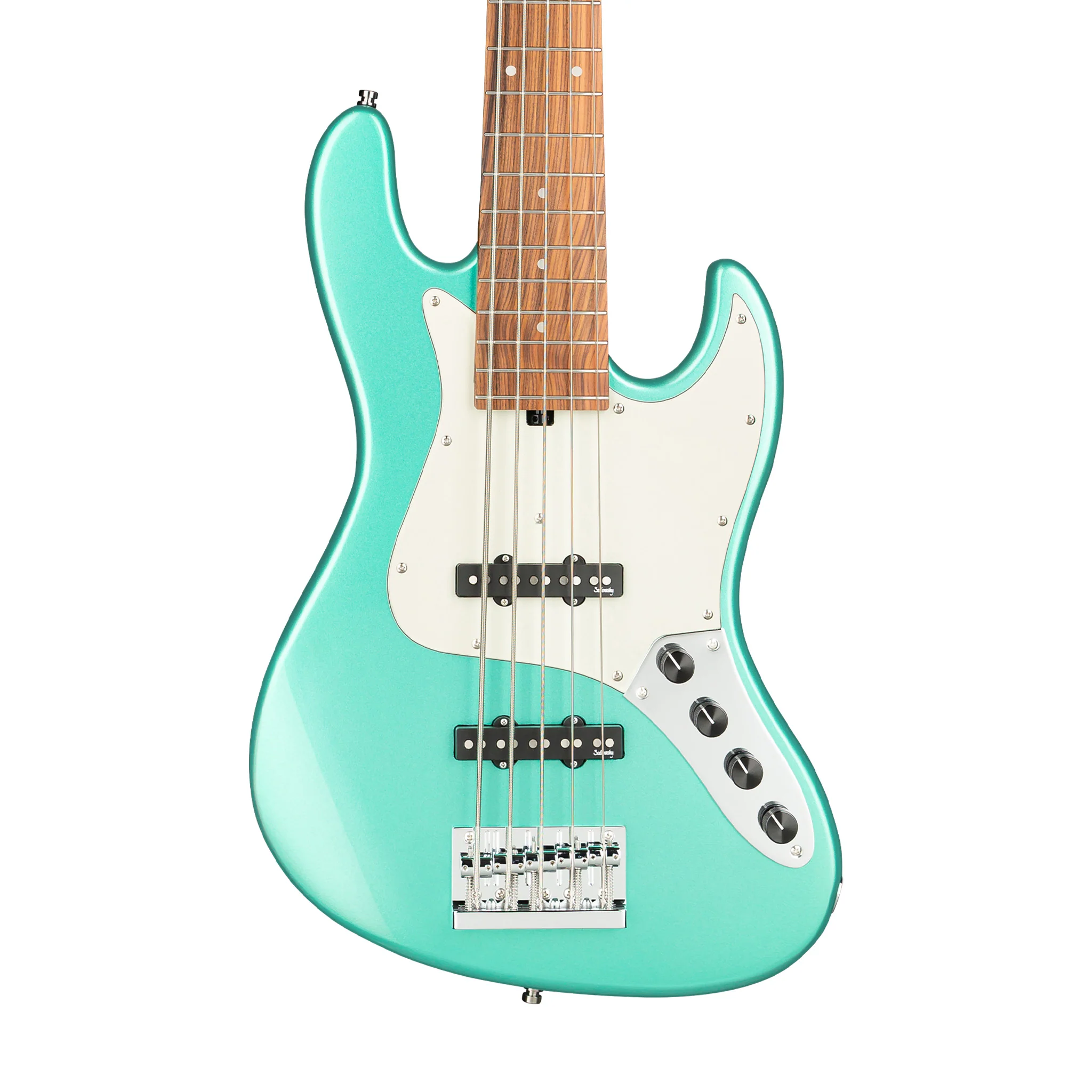 Sadowsky MetroExpress 21-Fret Vintage 5-String J/J Bass, Solid Sage Green Metallic High Polish - Image 3