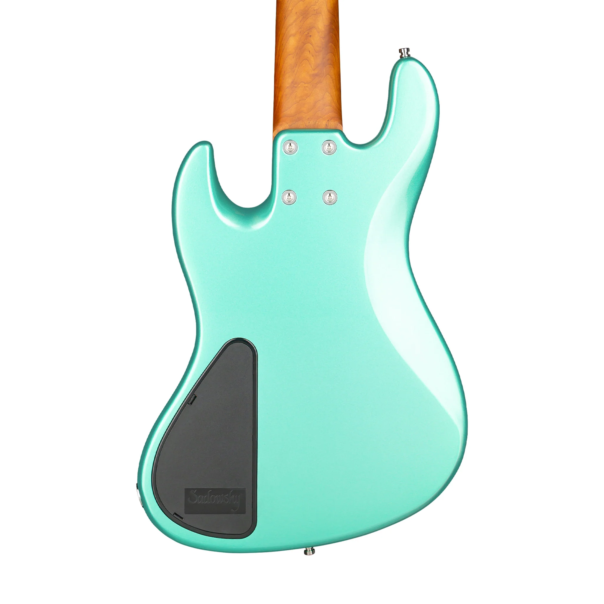 Sadowsky MetroExpress 21-Fret Vintage 5-String J/J Bass, Solid Sage Green Metallic High Polish - Image 4
